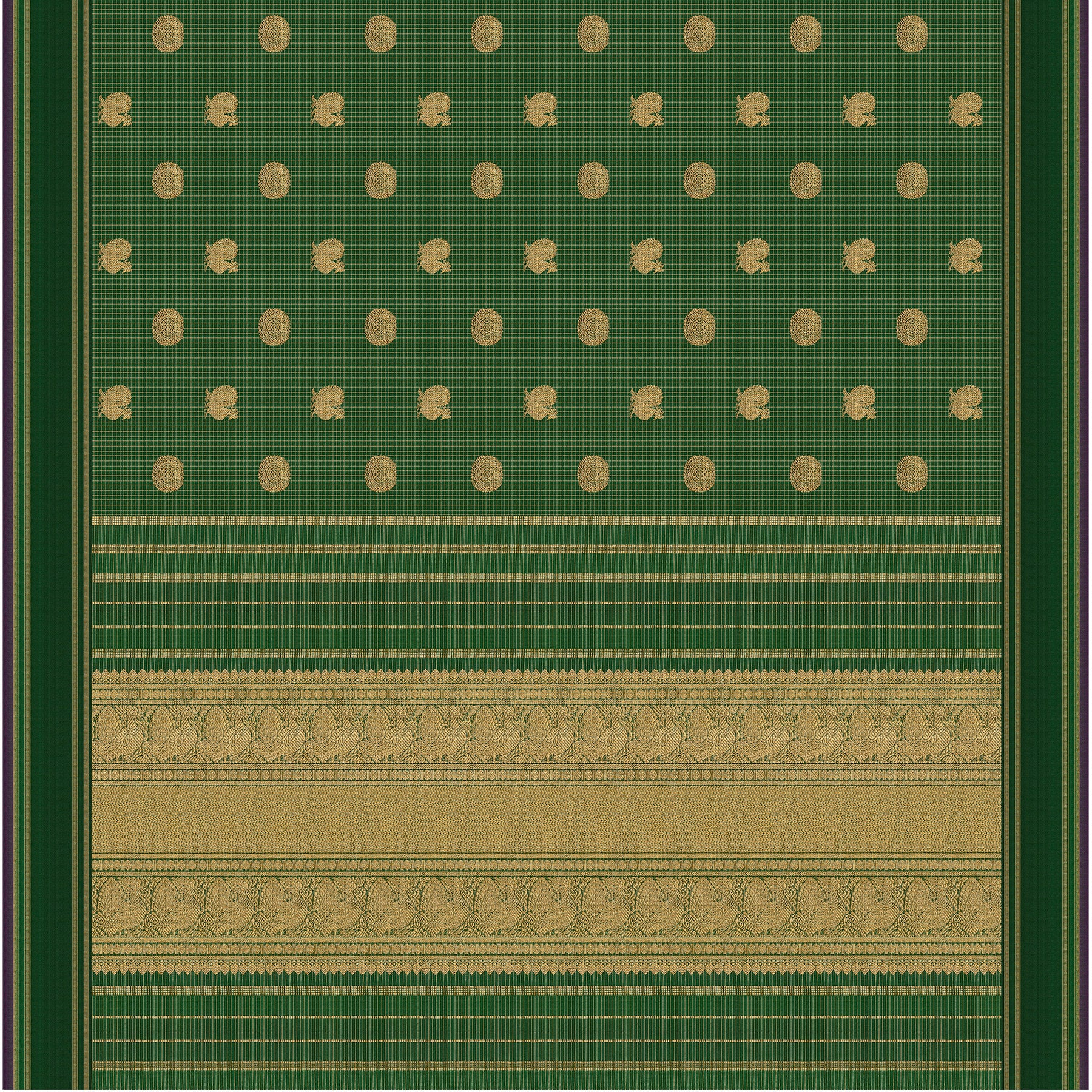 Kanakavalli Kanjivaram Silk Sari 25-599-HS001-03743 - Full View