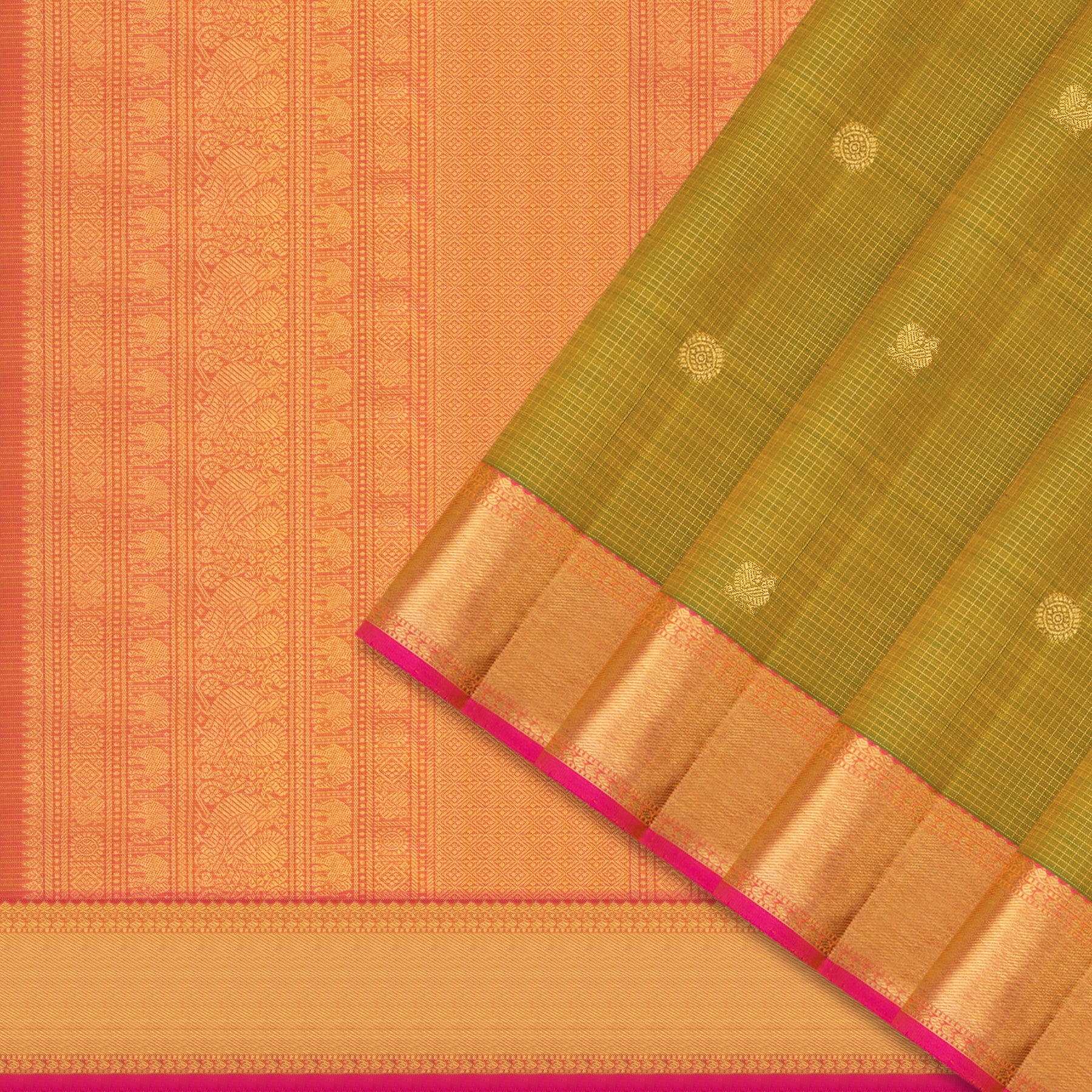 Kanakavalli Kanjivaram Silk Sari 25-599-HS001-03791 - Cover View