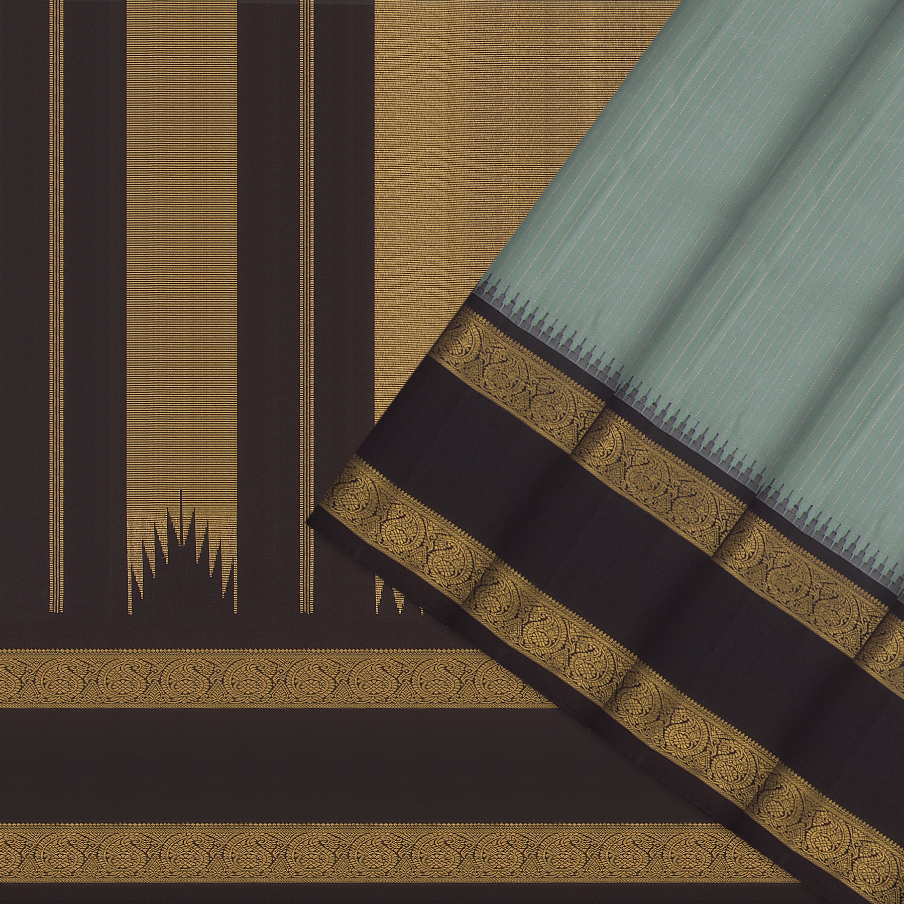 Kanakavalli Kanjivaram Silk Sari 25-599-HS001-03813 - Cover View 