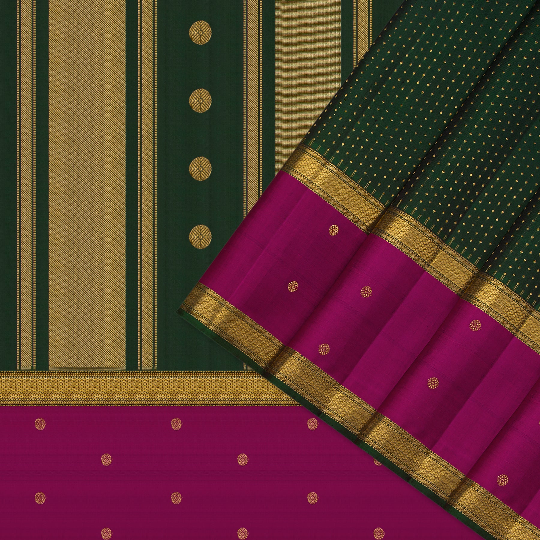 Kanakavalli Kanjivaram Silk Sari 25-599-HS001-03822 - Cover View