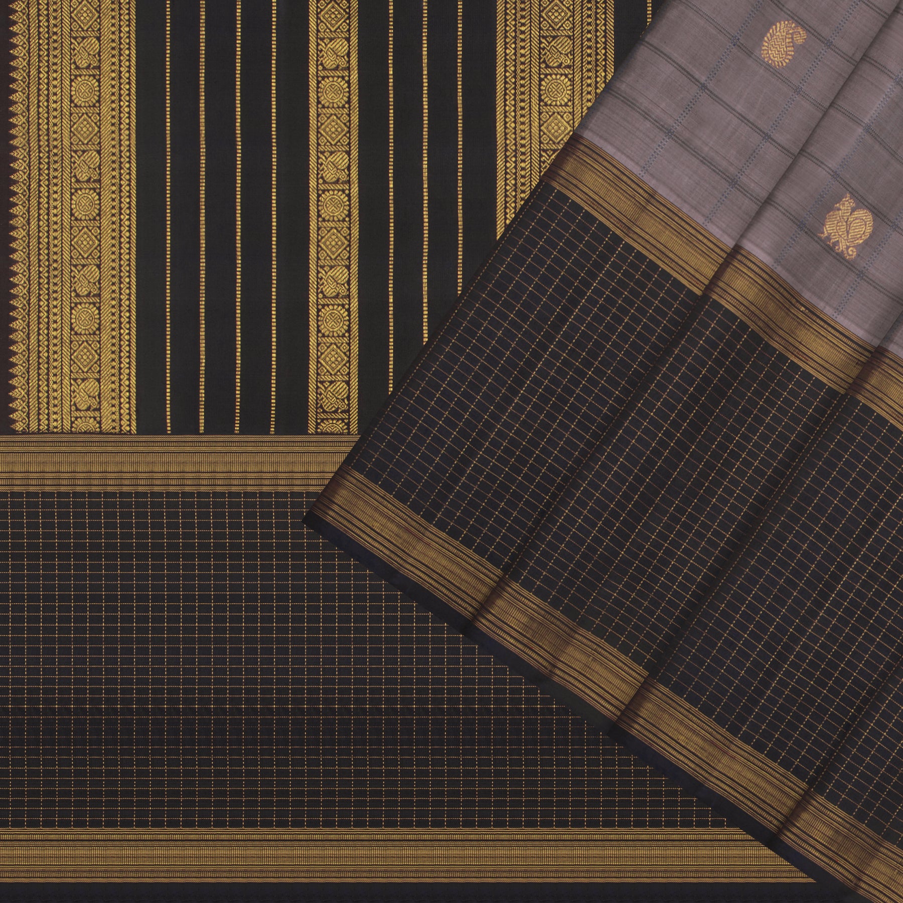 Kanakavalli Kanjivaram Silk Sari 25-599-HS001-04332 - Cover View