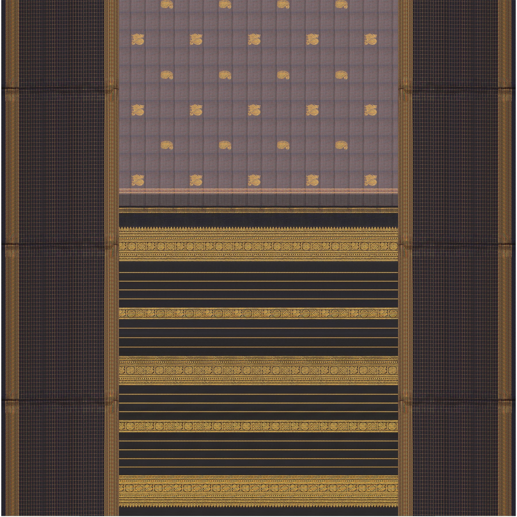 Kanakavalli Kanjivaram Silk Sari 25-599-HS001-04332 - Full View