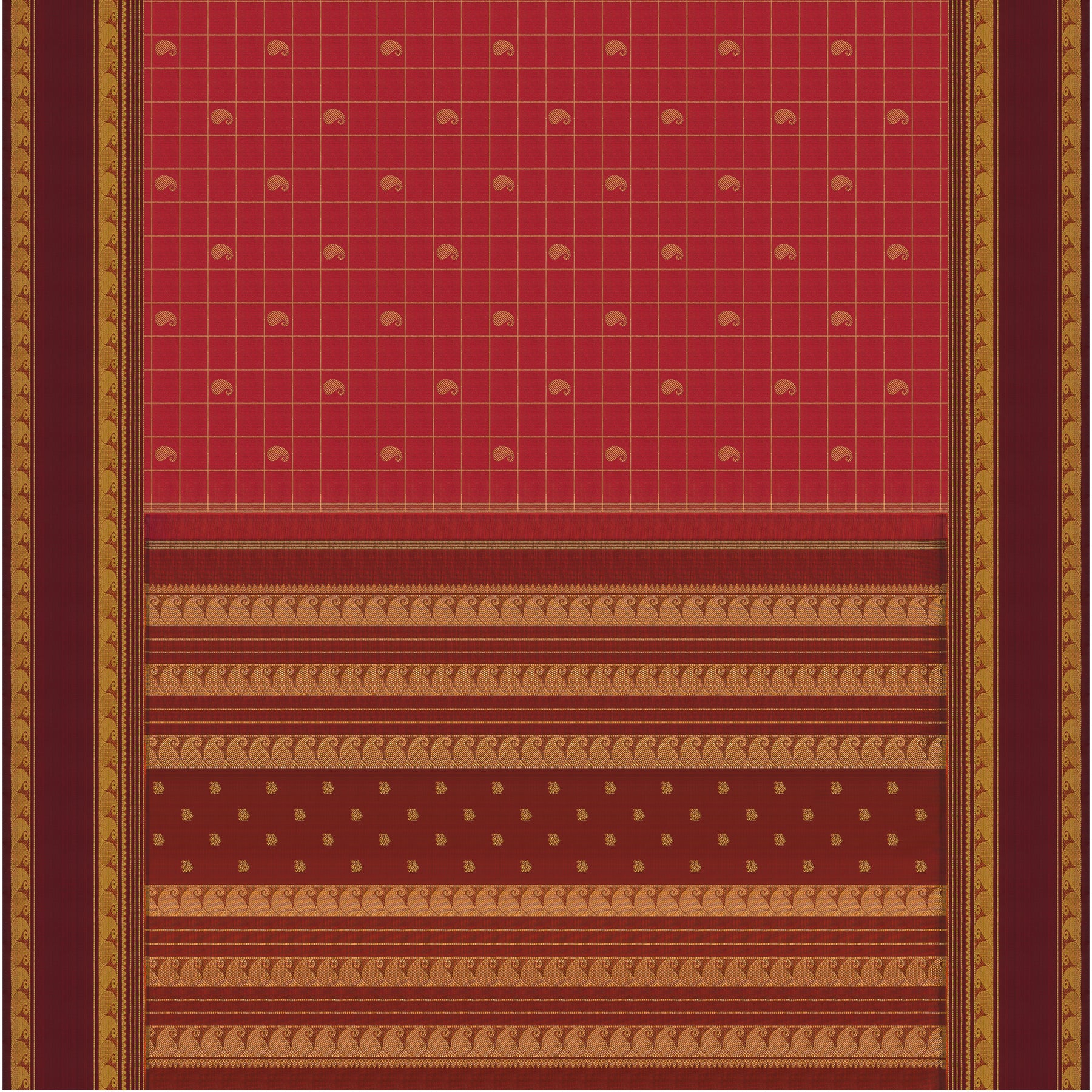 Kanakavalli Kanjivaram Silk Sari 25-599-HS001-04336 - Full View