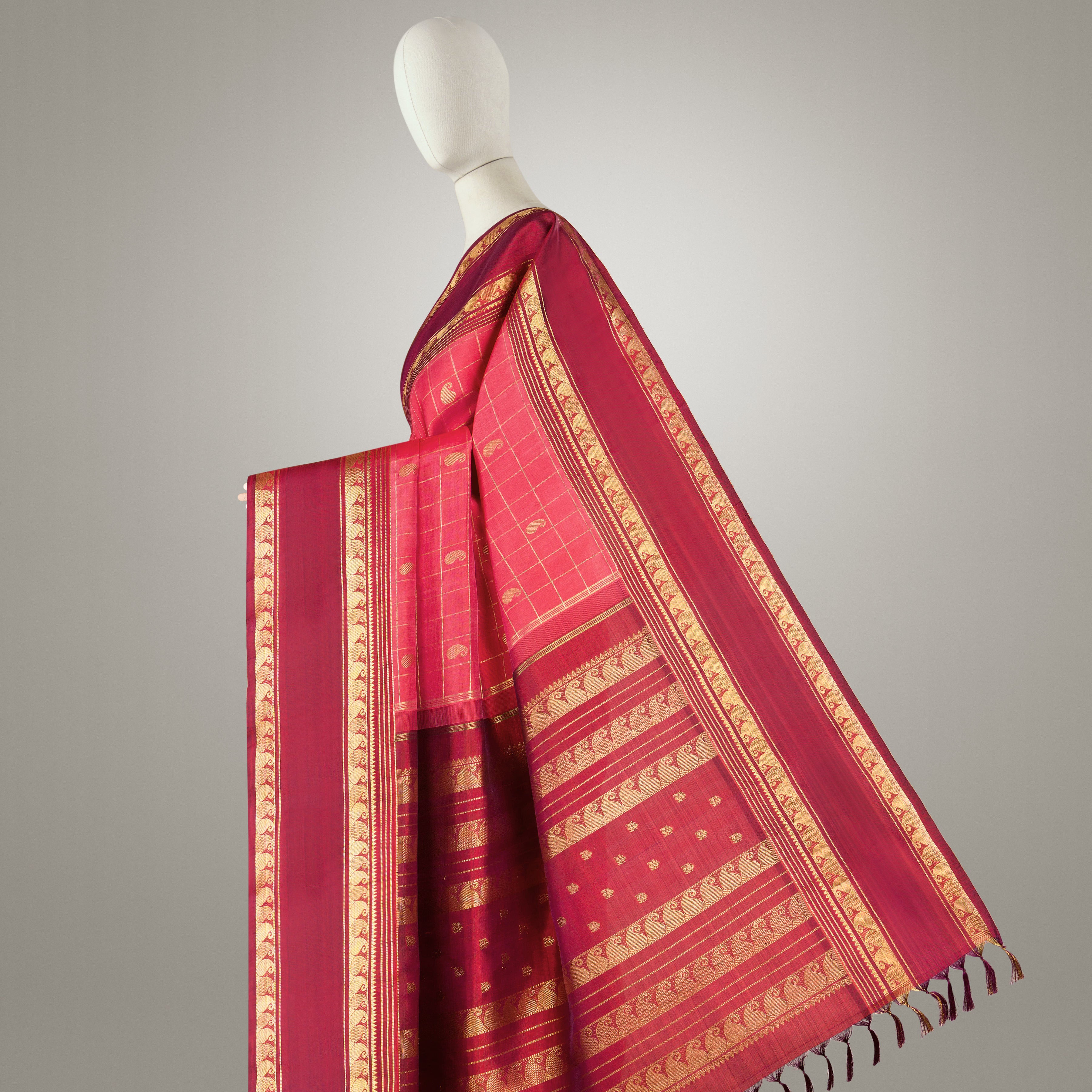 Kanakavalli Kanjivaram Silk Sari 25-599-HS001-04336 - Product Shot 1