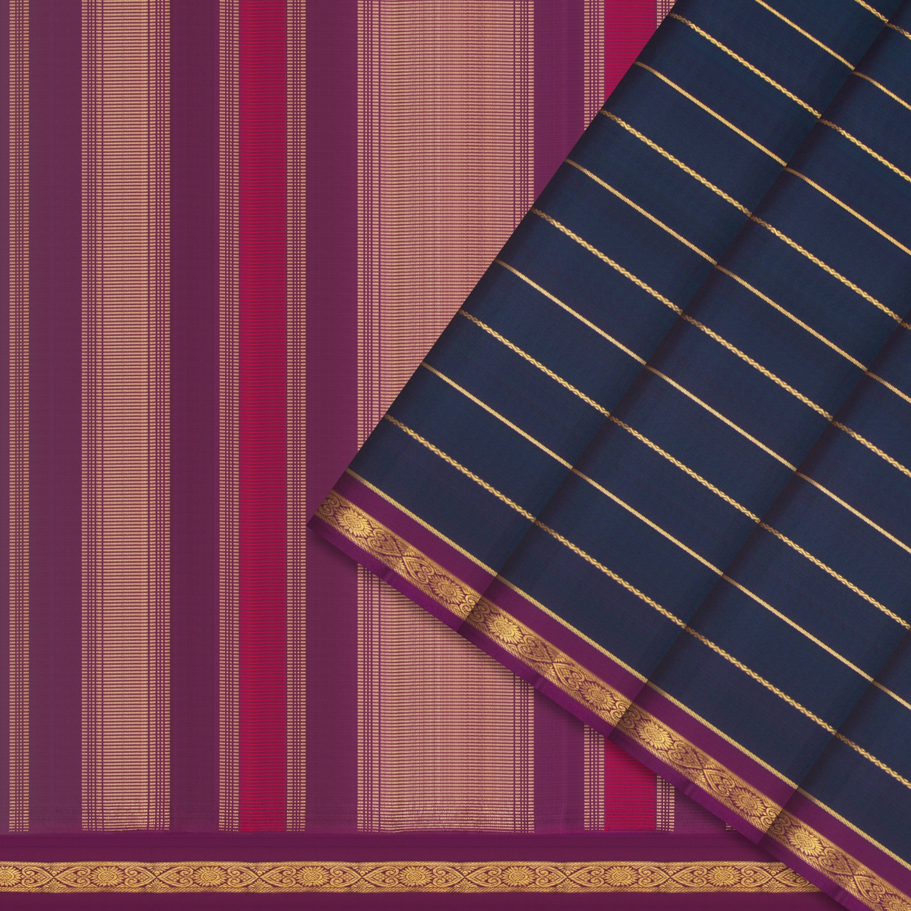 Kanakavalli Kanjivaram Silk Sari 25-599-HS001-04355 - Cover View