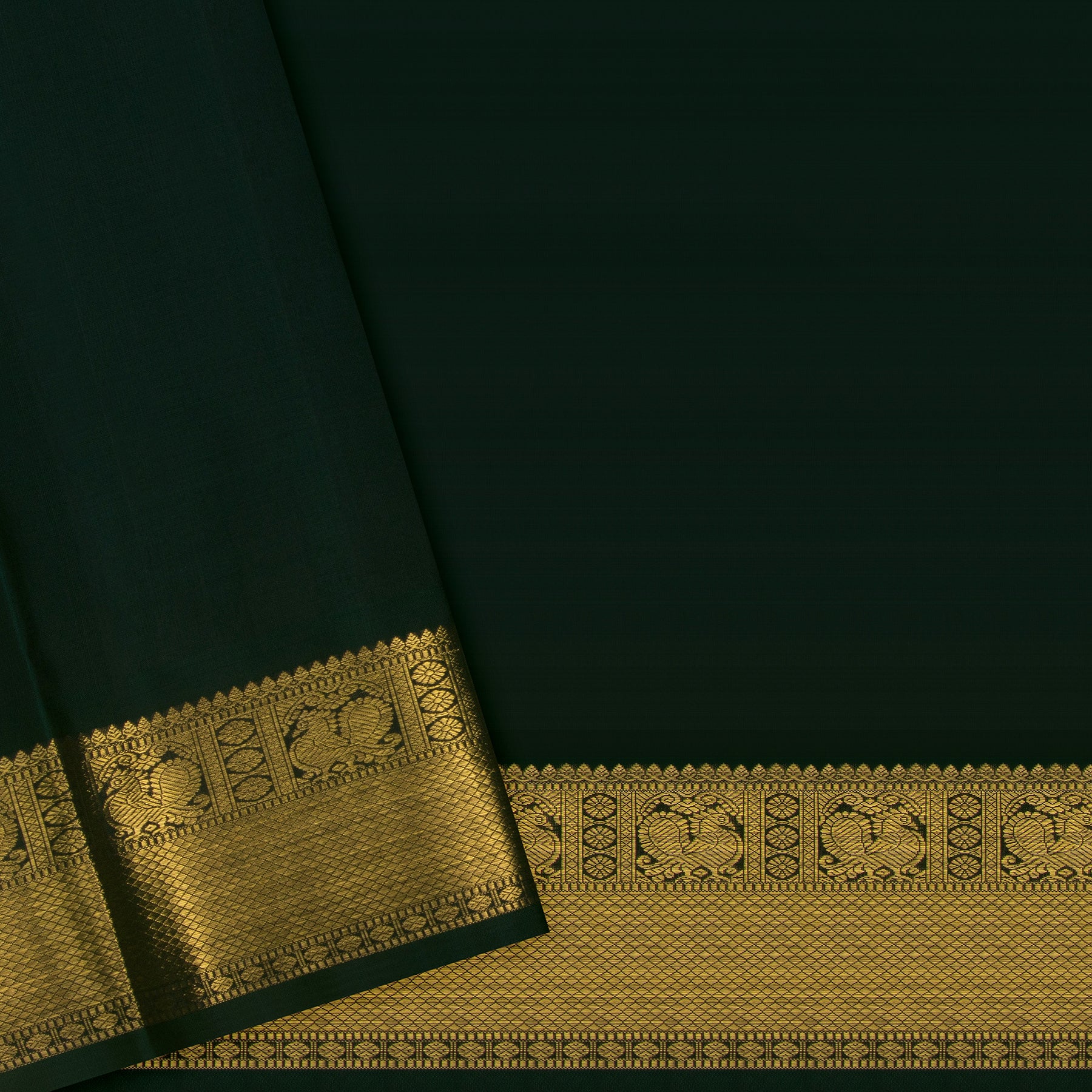 Kanakavalli Kanjivaram Silk Sari 25-599-HS001-04976 - Blouse iew