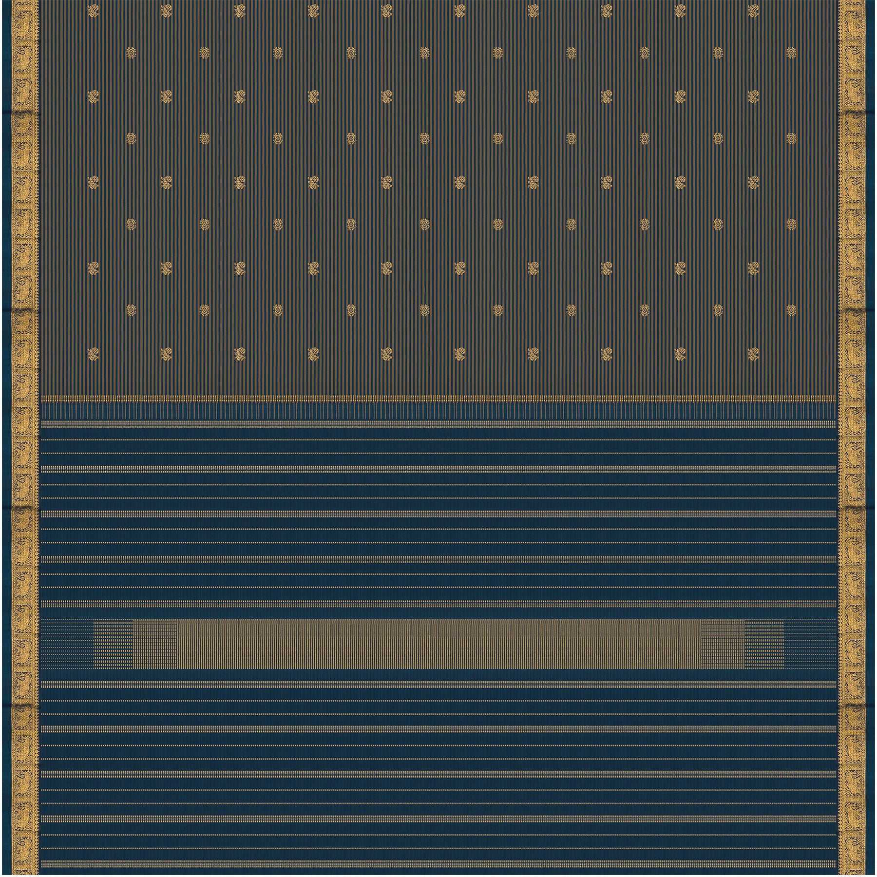 Kanakavalli Kanjivaram Silk Sari 25-599-HS001-04982 - Full View