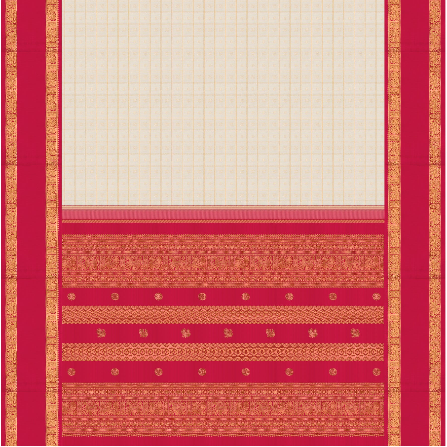Kanakavalli Kanjivaram Silk Sari 25-599-HS001-04986 - Full View