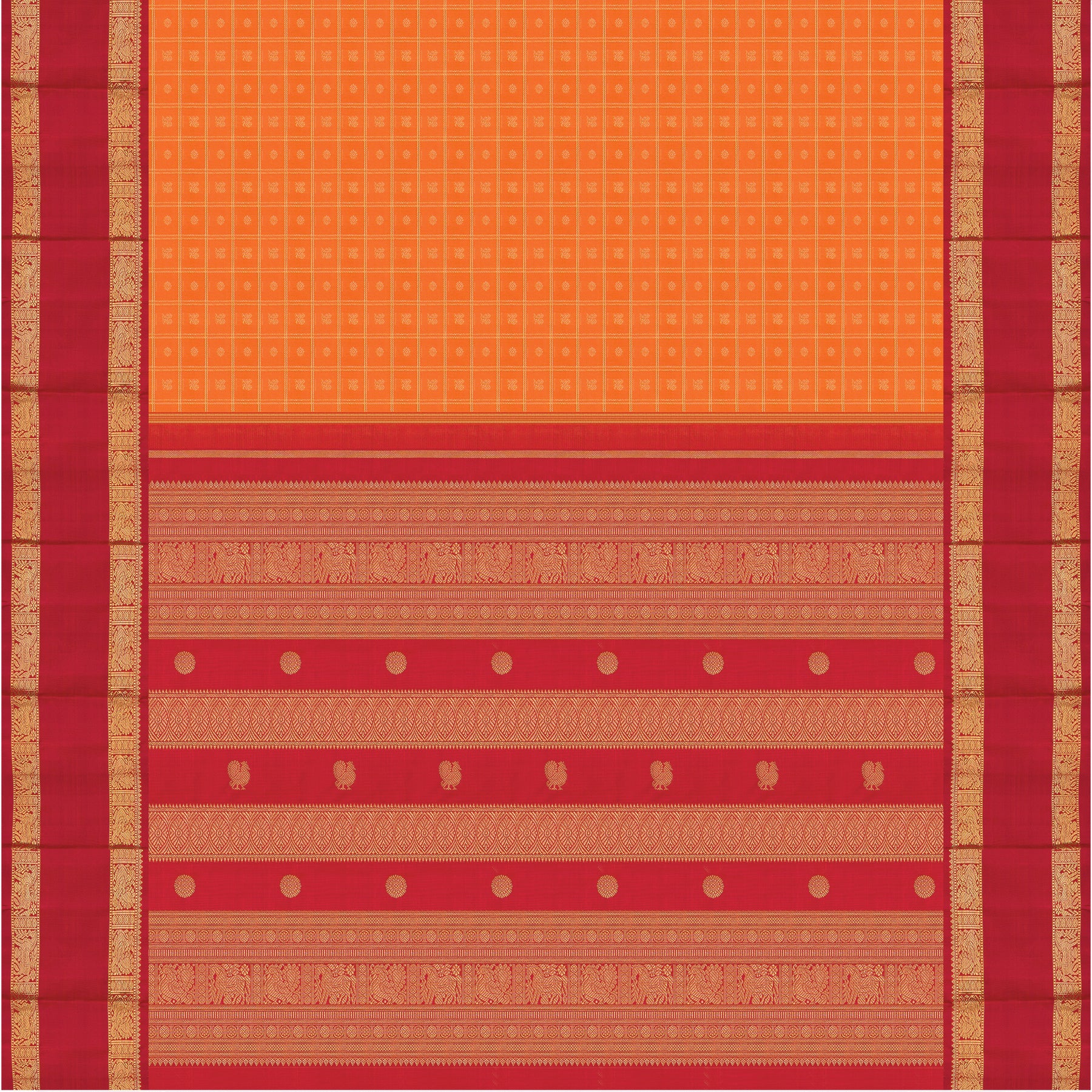 Kanakavalli Kanjivaram Silk Sari 25-599-HS001-04987 - Full View