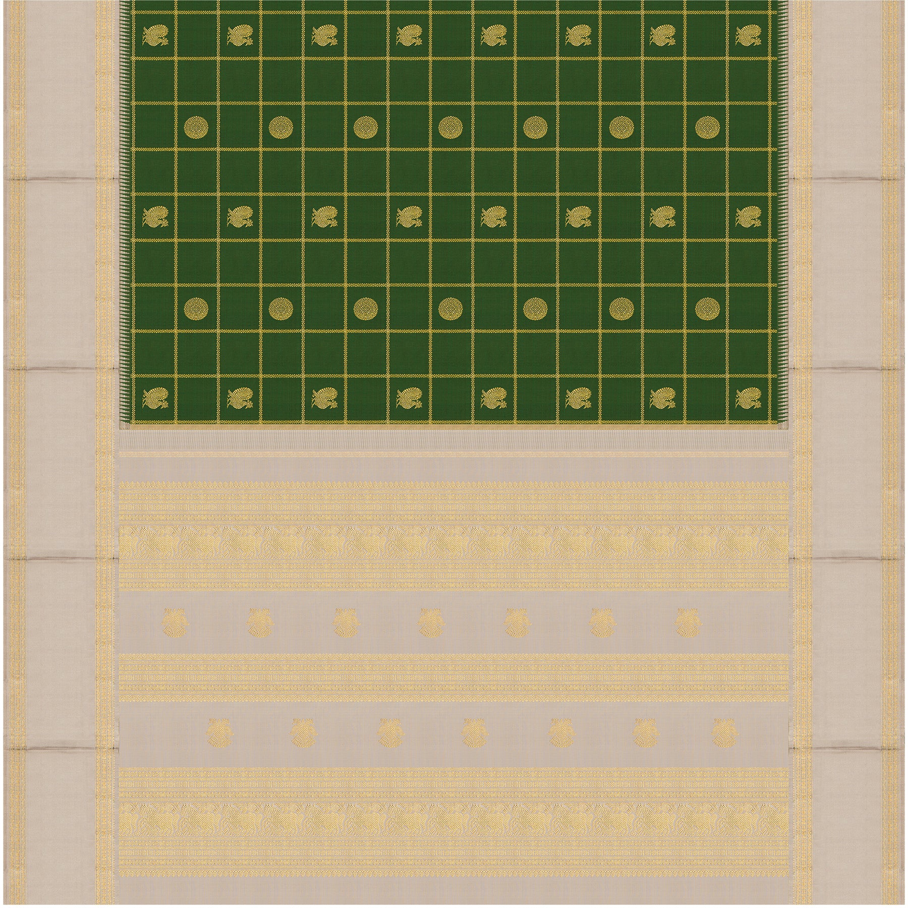 Kanakavalli Kanjivaram Silk Sari 25-599-HS001-05103 - Full View