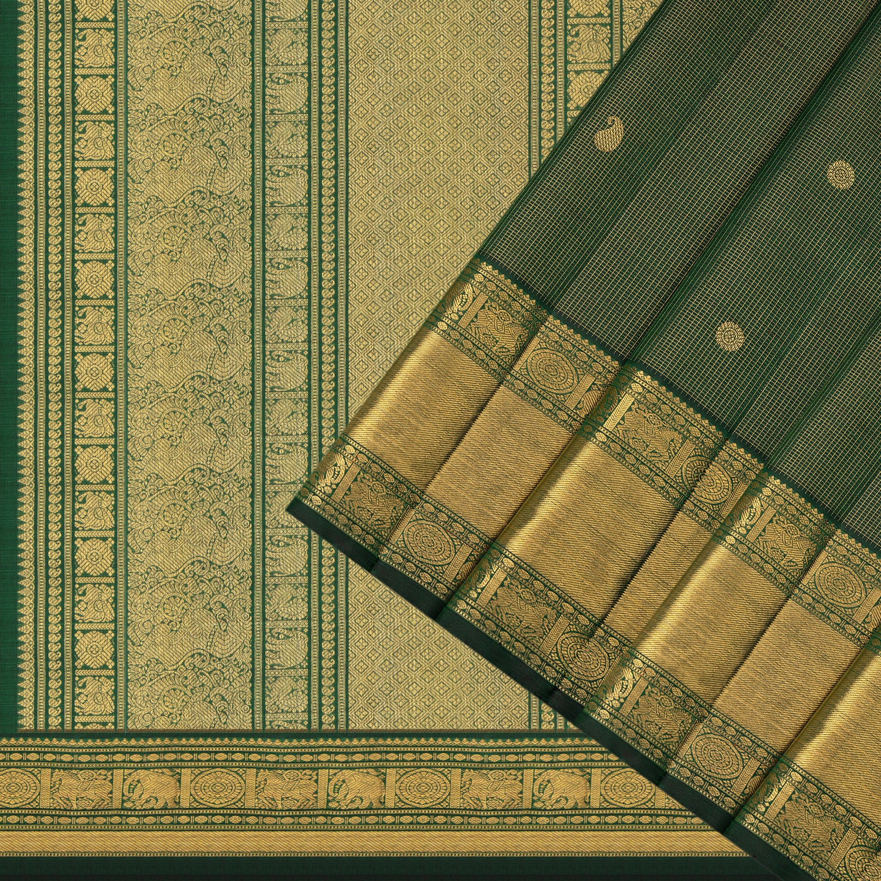 Kanakavalli Kanjivaram Silk Sari 25-599-HS001-05108 - Cover View
