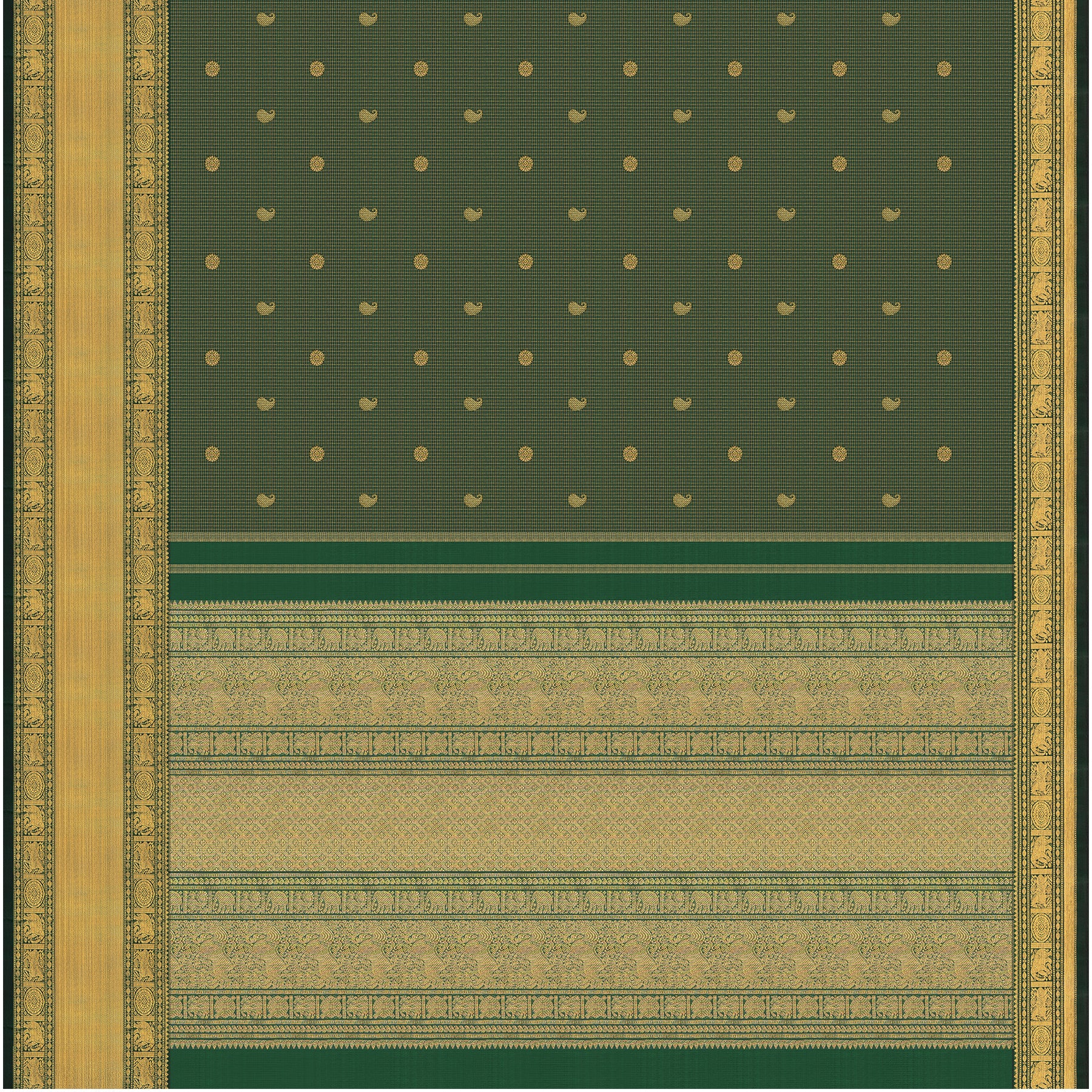 Kanakavalli Kanjivaram Silk Sari 25-599-HS001-05108 - Full View