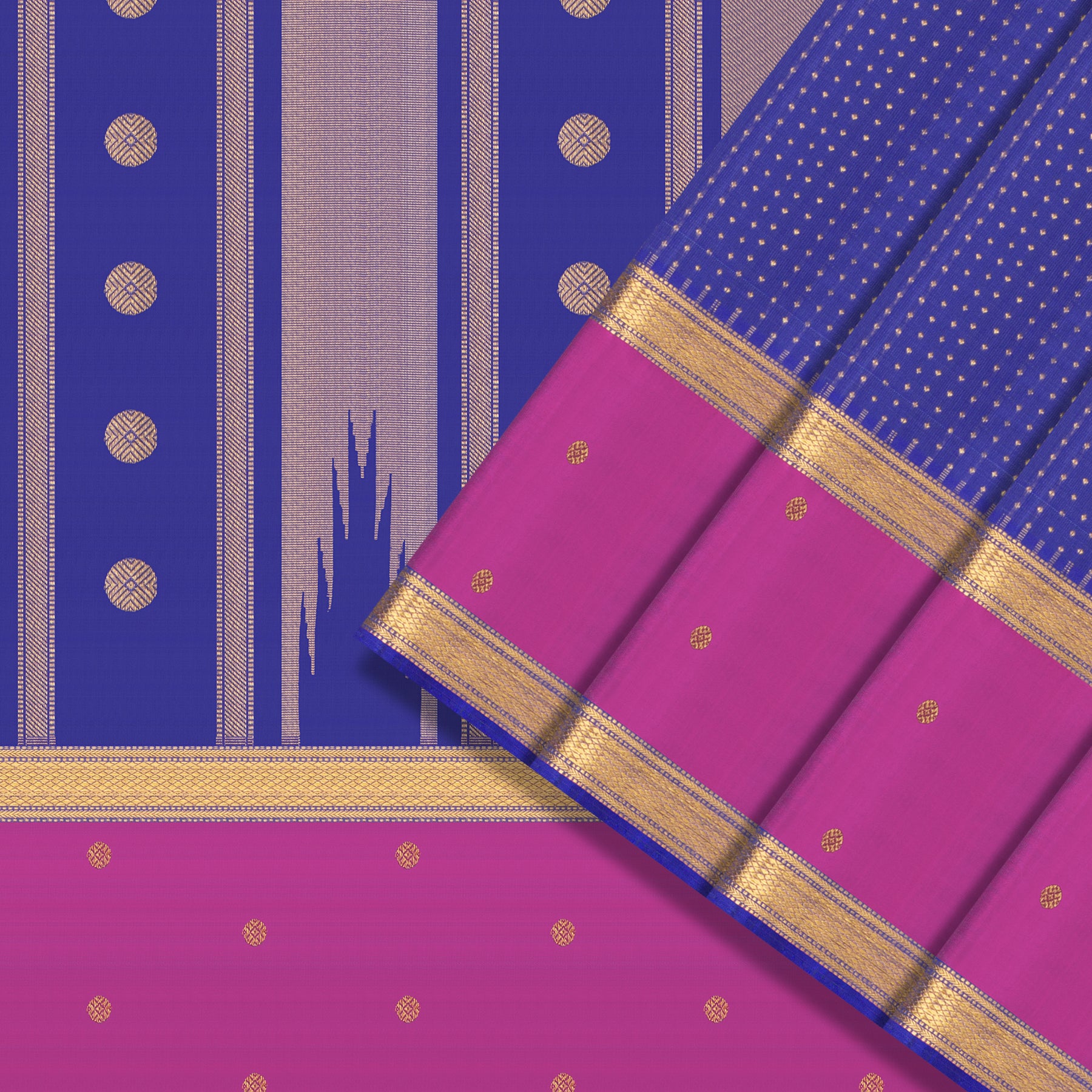 Kanakavalli Kanjivaram Silk Sari 25-599-HS001-06691 - Cover View