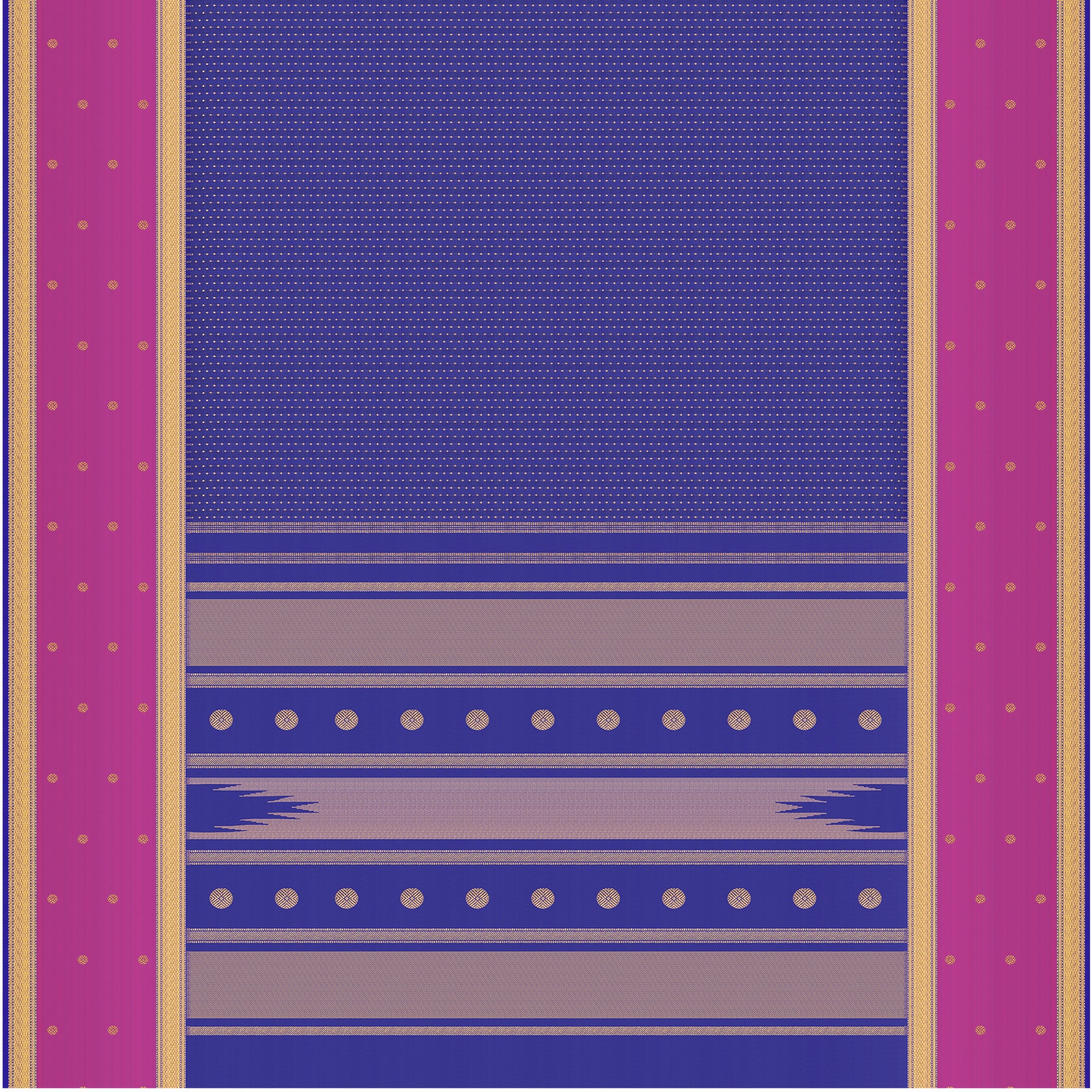 Kanakavalli Kanjivaram Silk Sari 25-599-HS001-06691 - Full View