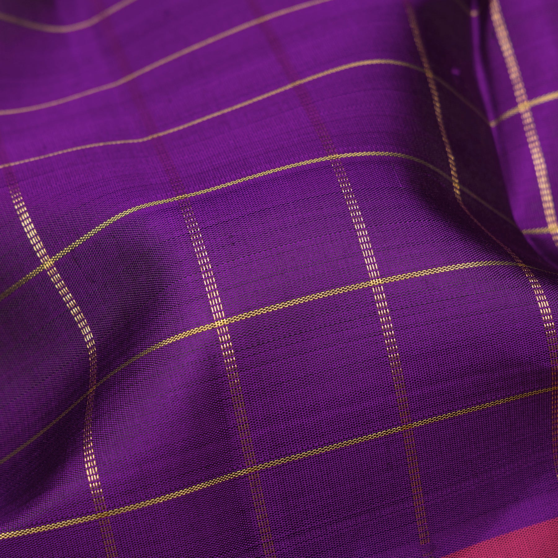 Kanakavalli Kanjivaram Silk Sari 25-599-HS001-06695 - Fabric View
