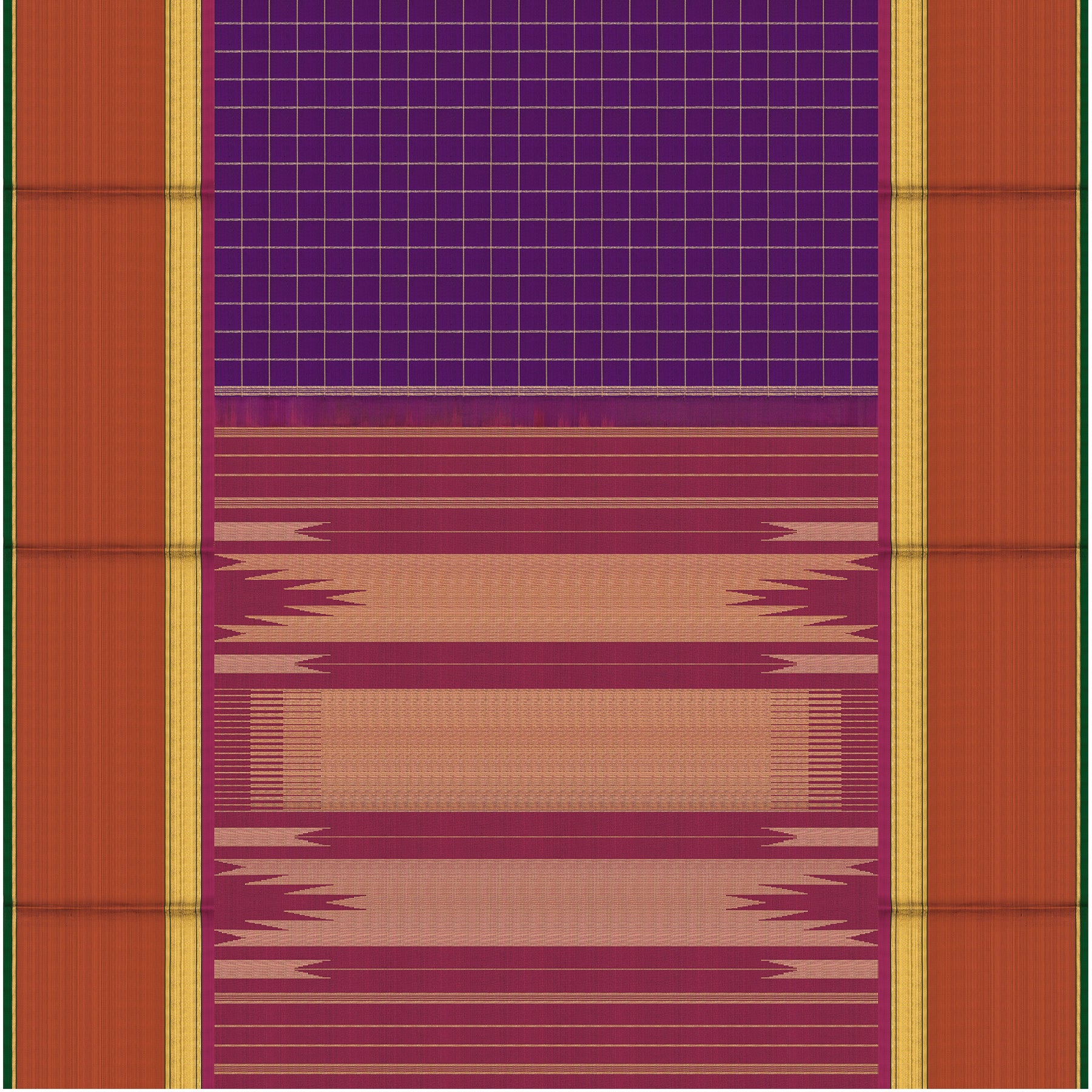 Kanakavalli Kanjivaram Silk Sari 25-599-HS001-06695 - Full View