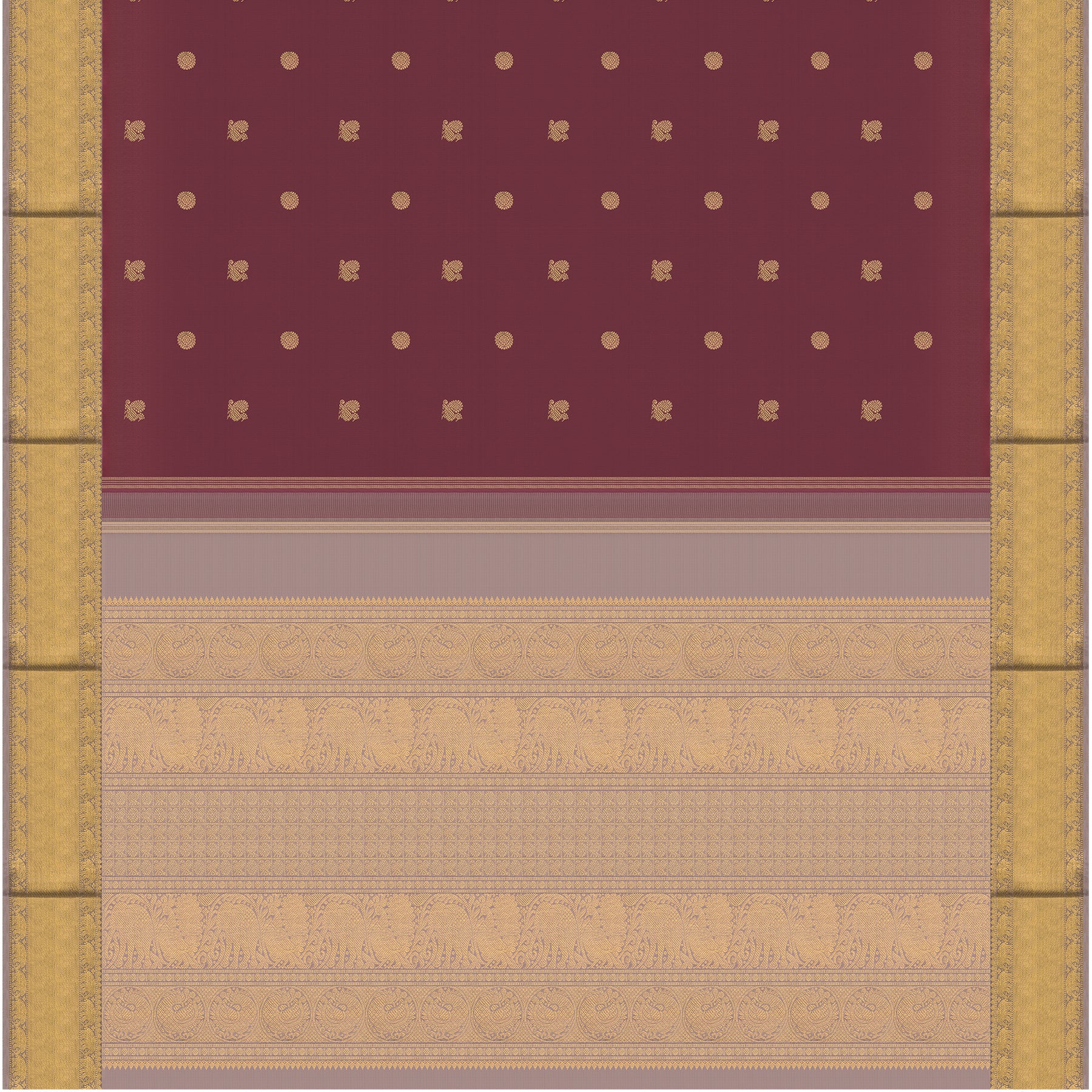 Kanakavalli Kanjivaram Silk Sari 25-599-HS001-06699 - Full View