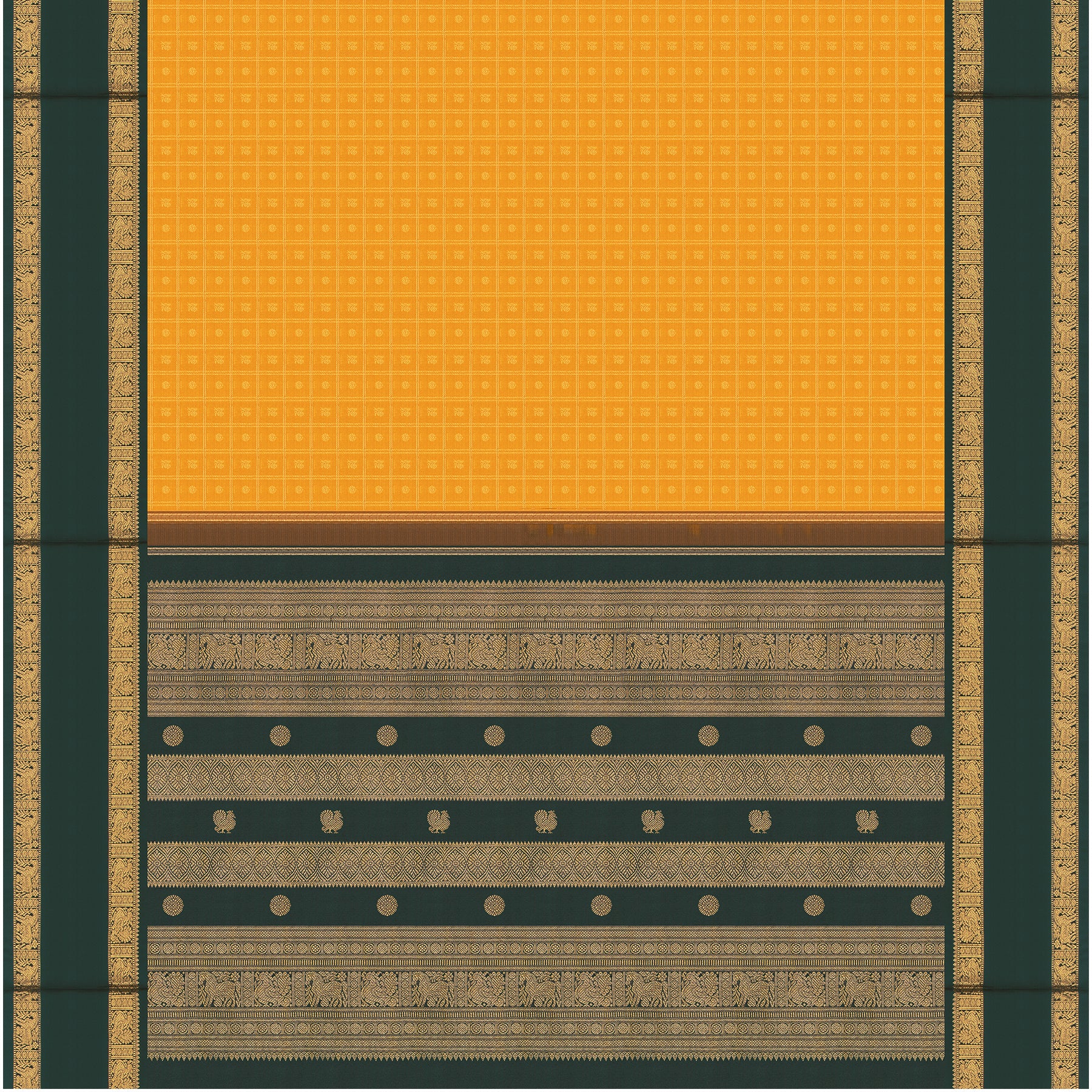 Kanakavalli Kanjivaram Silk Sari 25-599-HS001-06706 - Full View