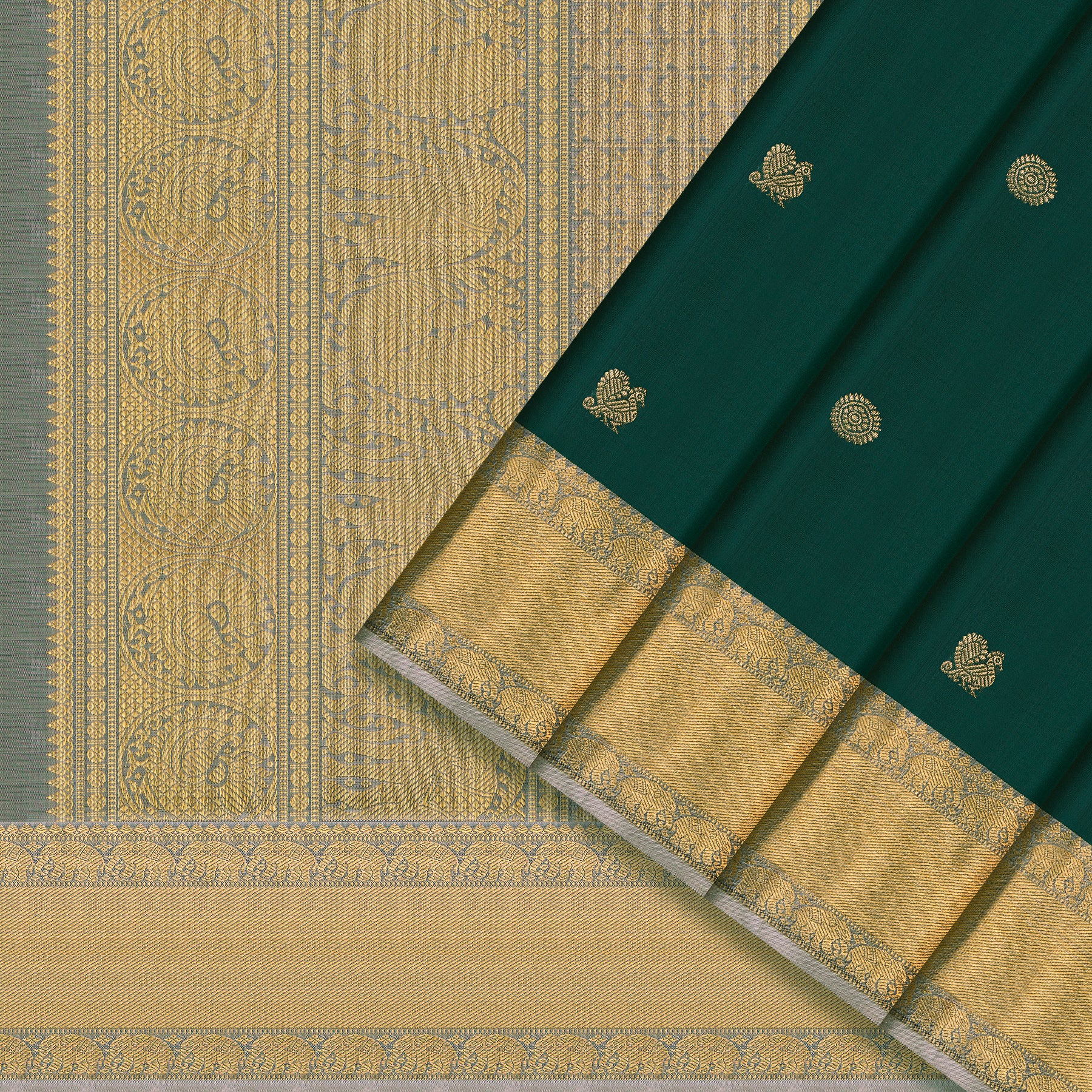 Kanakavalli Kanjivaram Silk Sari 25-599-HS001-07594 - Cover View