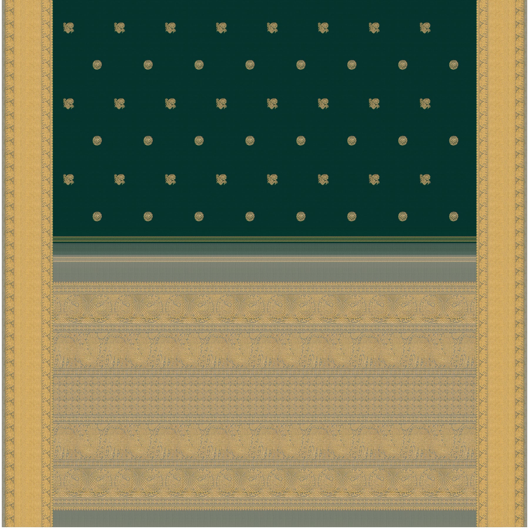 Kanakavalli Kanjivaram Silk Sari 25-599-HS001-07594 - Full View