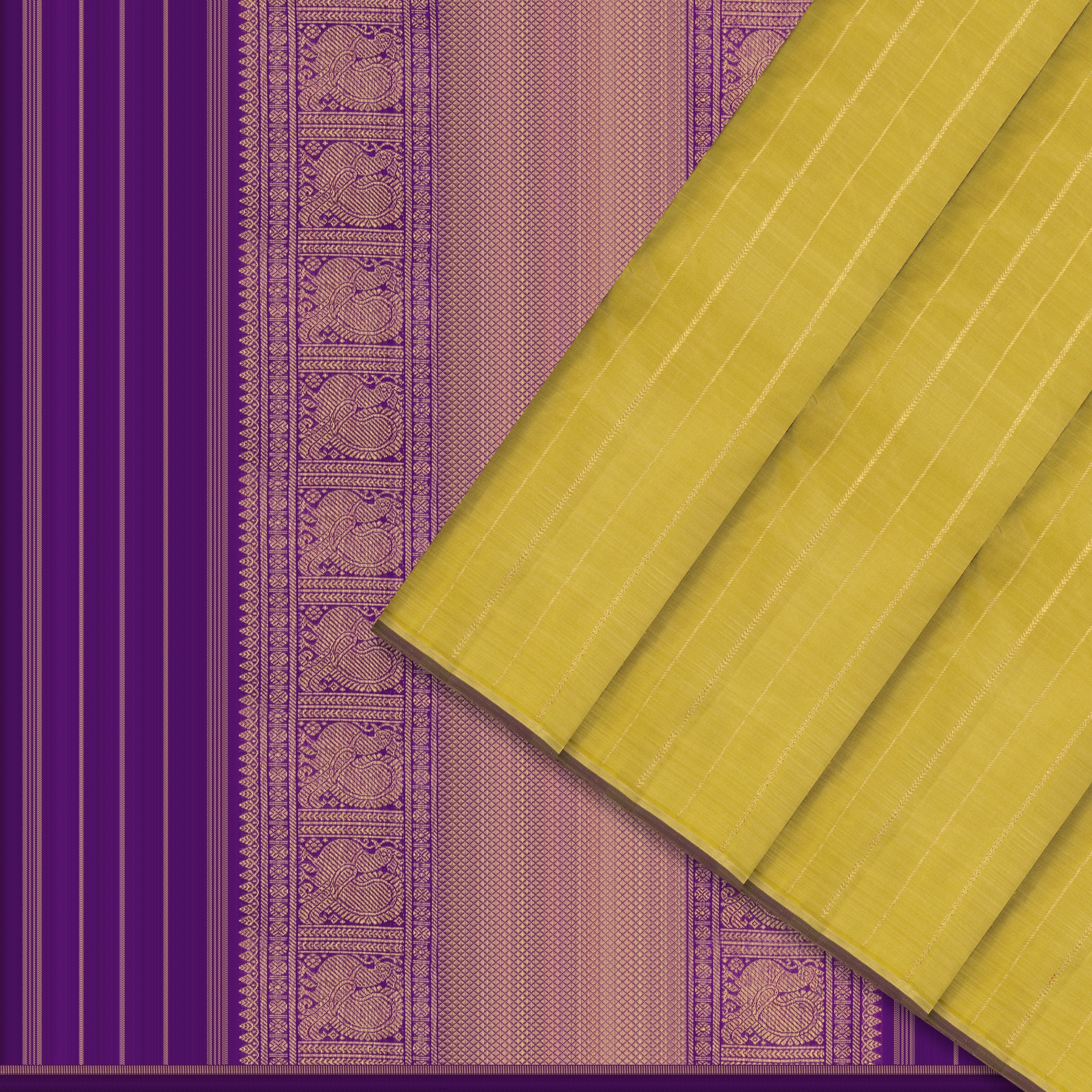 Kanakavalli Kanjivaram Silk Sari 25-599-HS001-07595 - Cover View