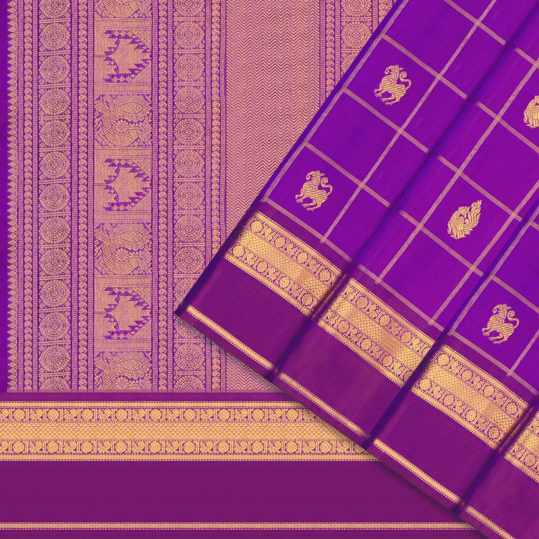 Kanakavalli Kanjivaram Silk Sari 25-599-HS001-07602 - Cover View