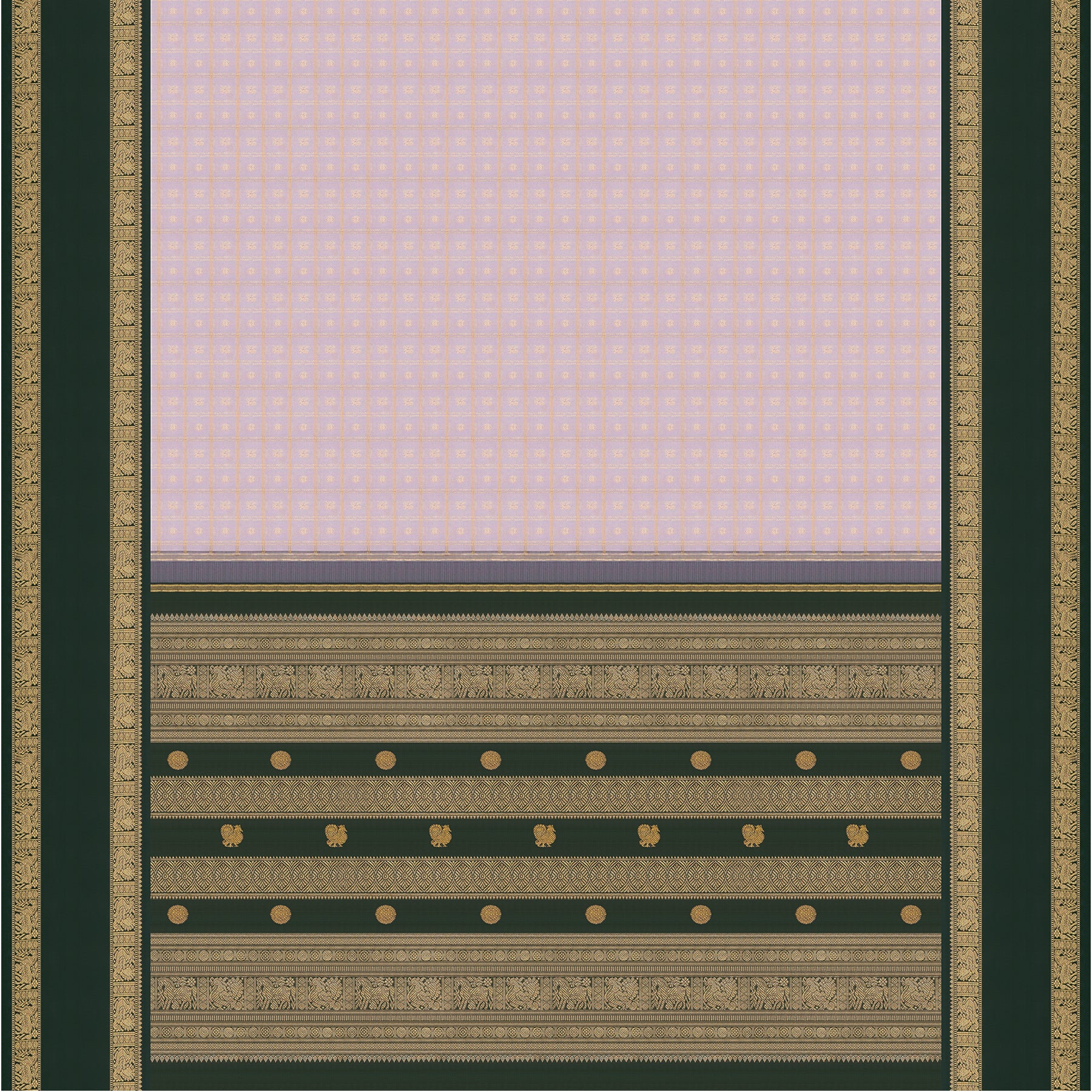 Kanakavalli Kanjivaram Silk Sari 25-599-HS001-07633 - Full View
