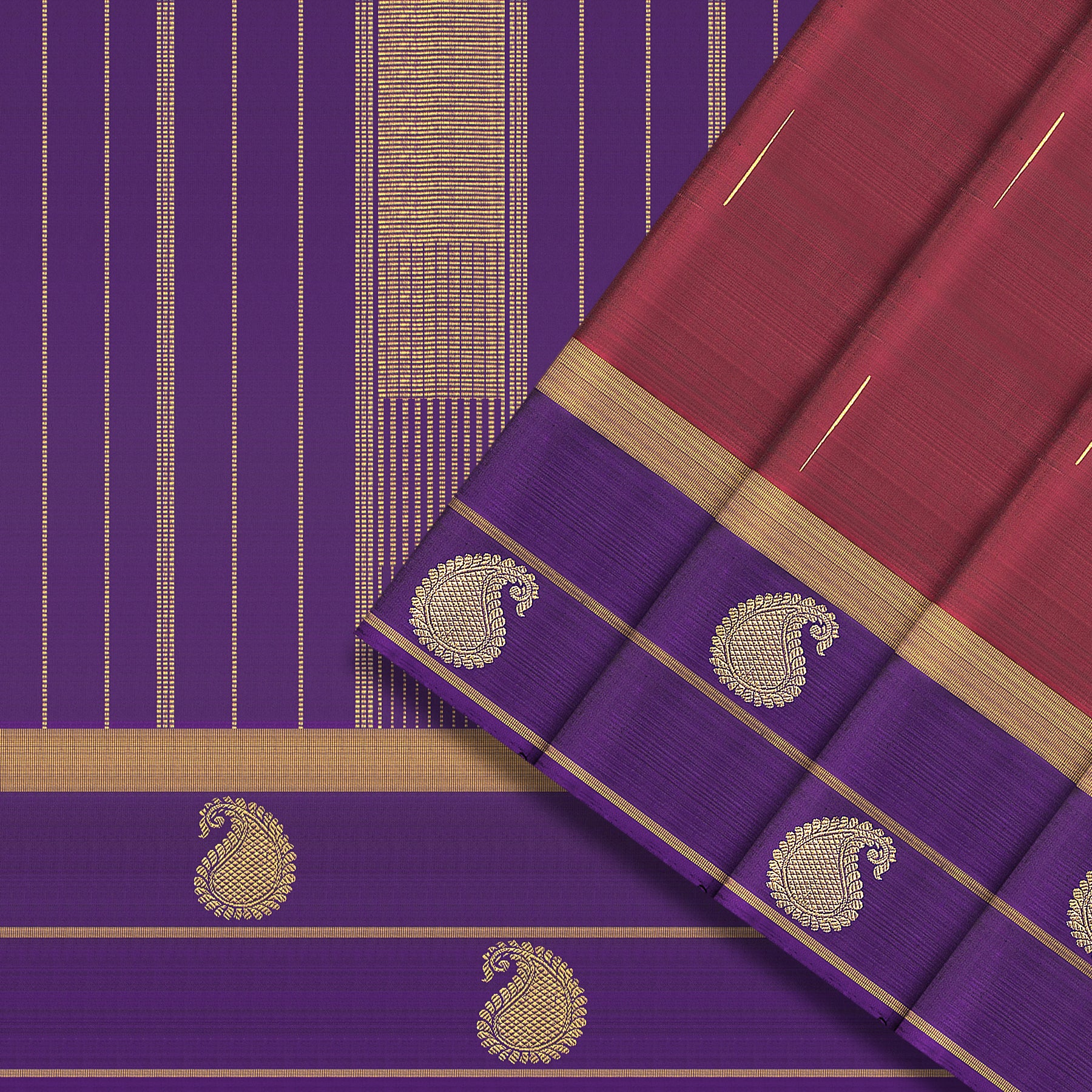 Kanakavalli Kanjivaram Silk Sari 25-599-HS001-07671 - Cover View