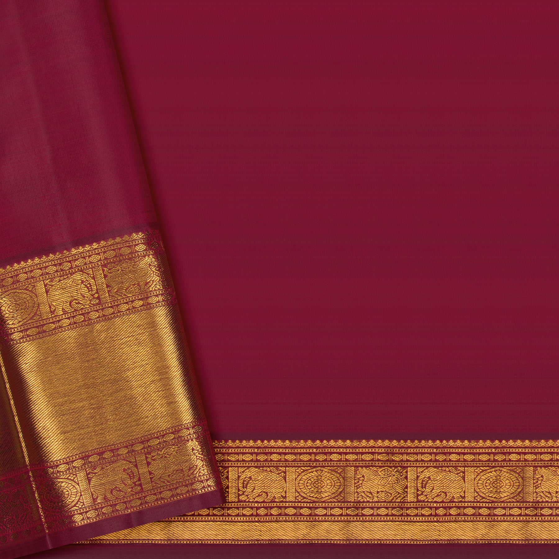 Kanakavalli Kanjivaram Silk Sari 25-599-HS001-08394 - Blouse View