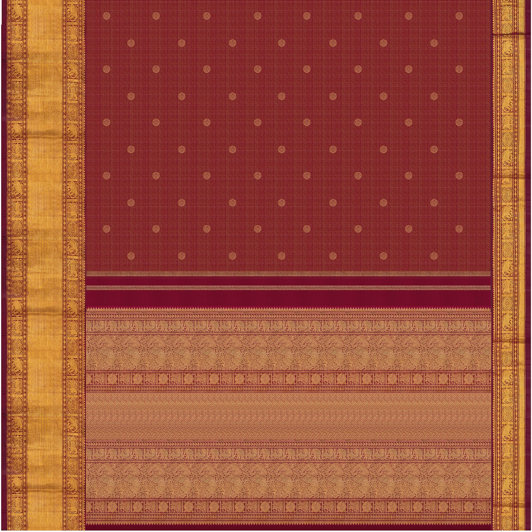 Kanakavalli Kanjivaram Silk Sari 25-599-HS001-08394 - Full View