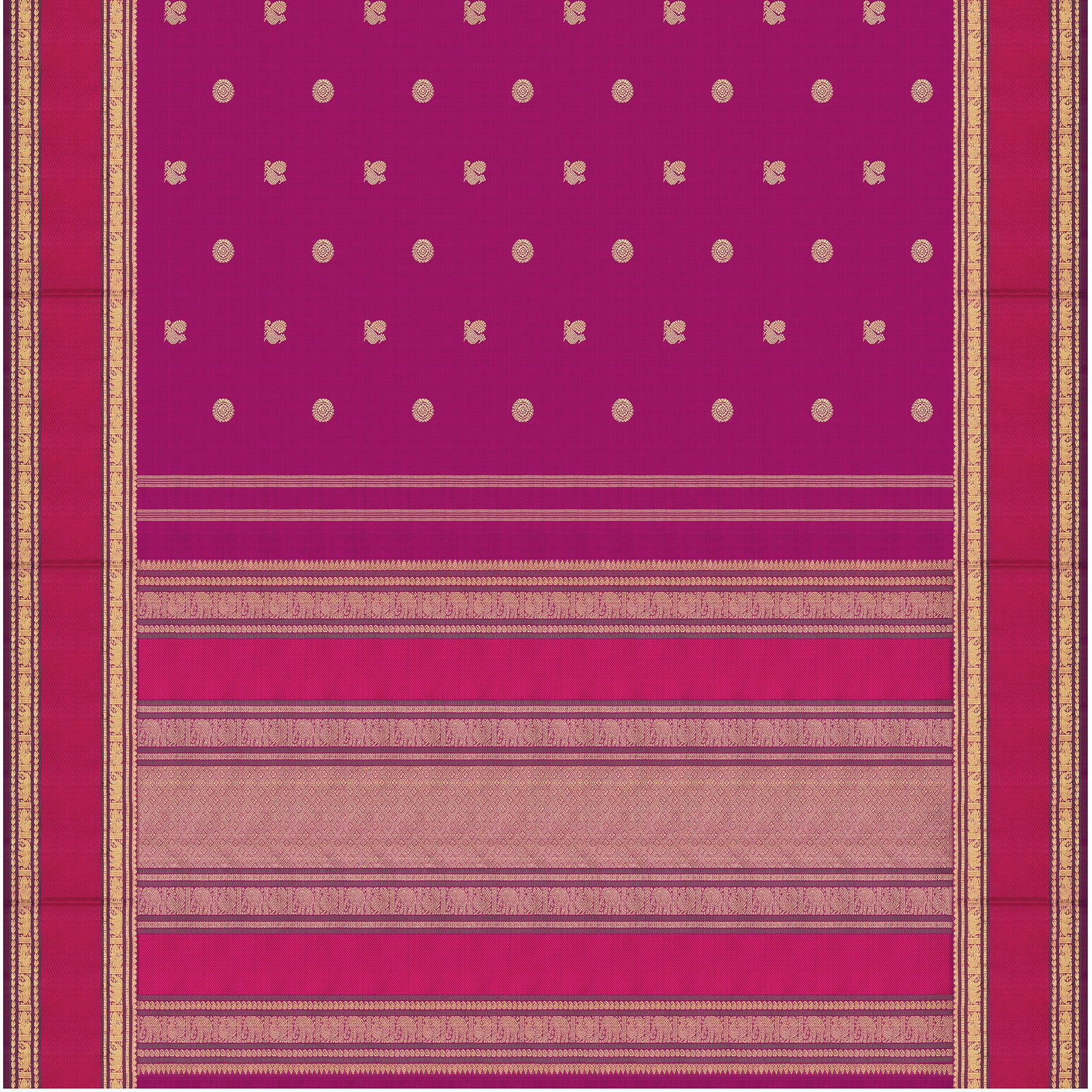 Kanakavalli Kanjivaram Silk Sari 25-599-HS001-08431 - Full View