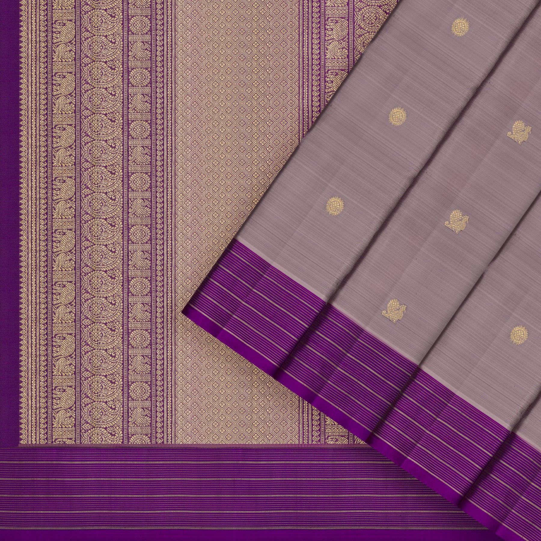 Kanakavalli Kanjivaram Silk Sari 25-599-HS001-08436 - Cover View