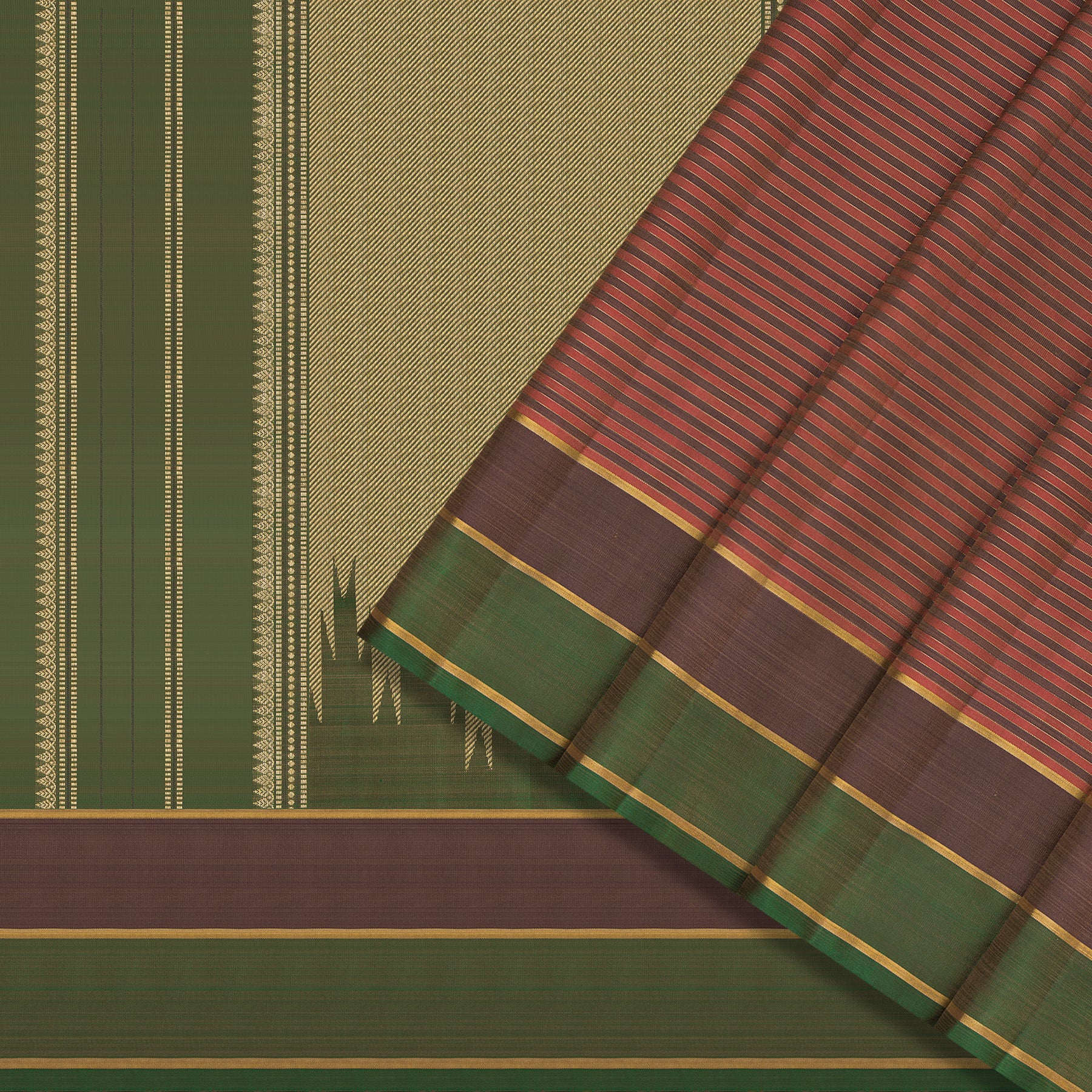 Kanakavalli Kanjivaram Silk Sari 25-599-HS001-08450 - Cover View