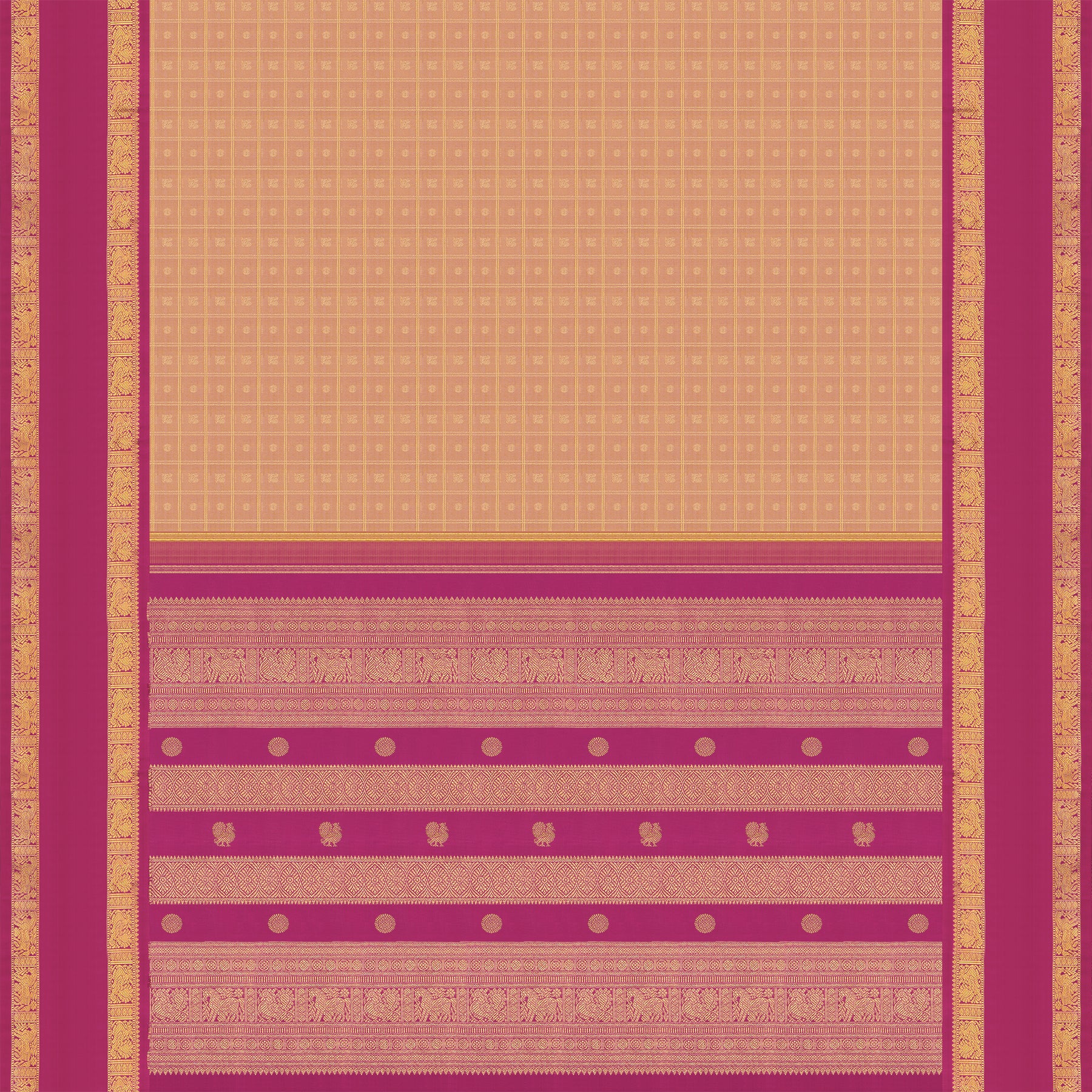 Kanakavalli Kanjivaram Silk Sari 25-599-HS001-08466 - Full View