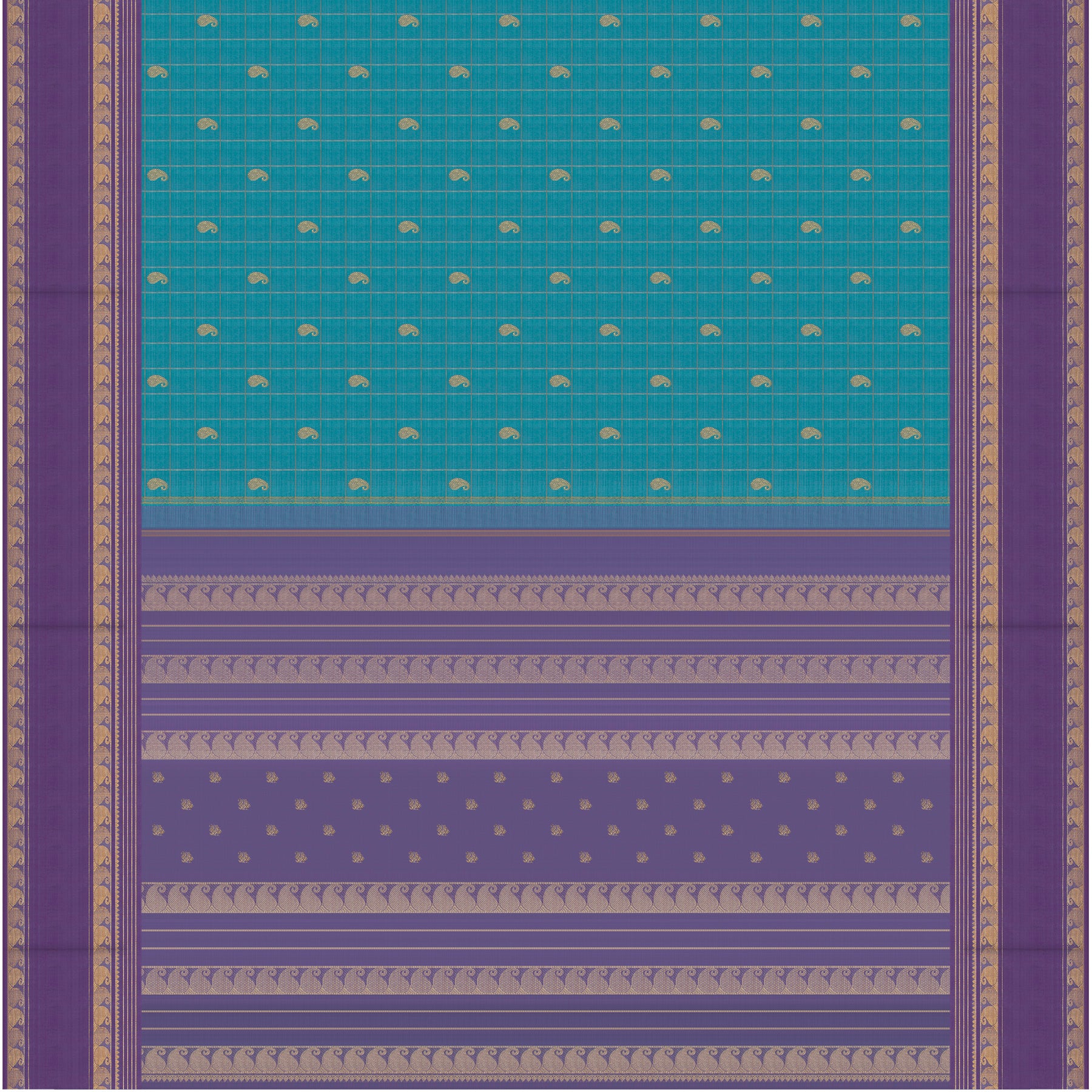Kanakavalli Kanjivaram Silk Sari 25-599-HS001-08475 - Full View