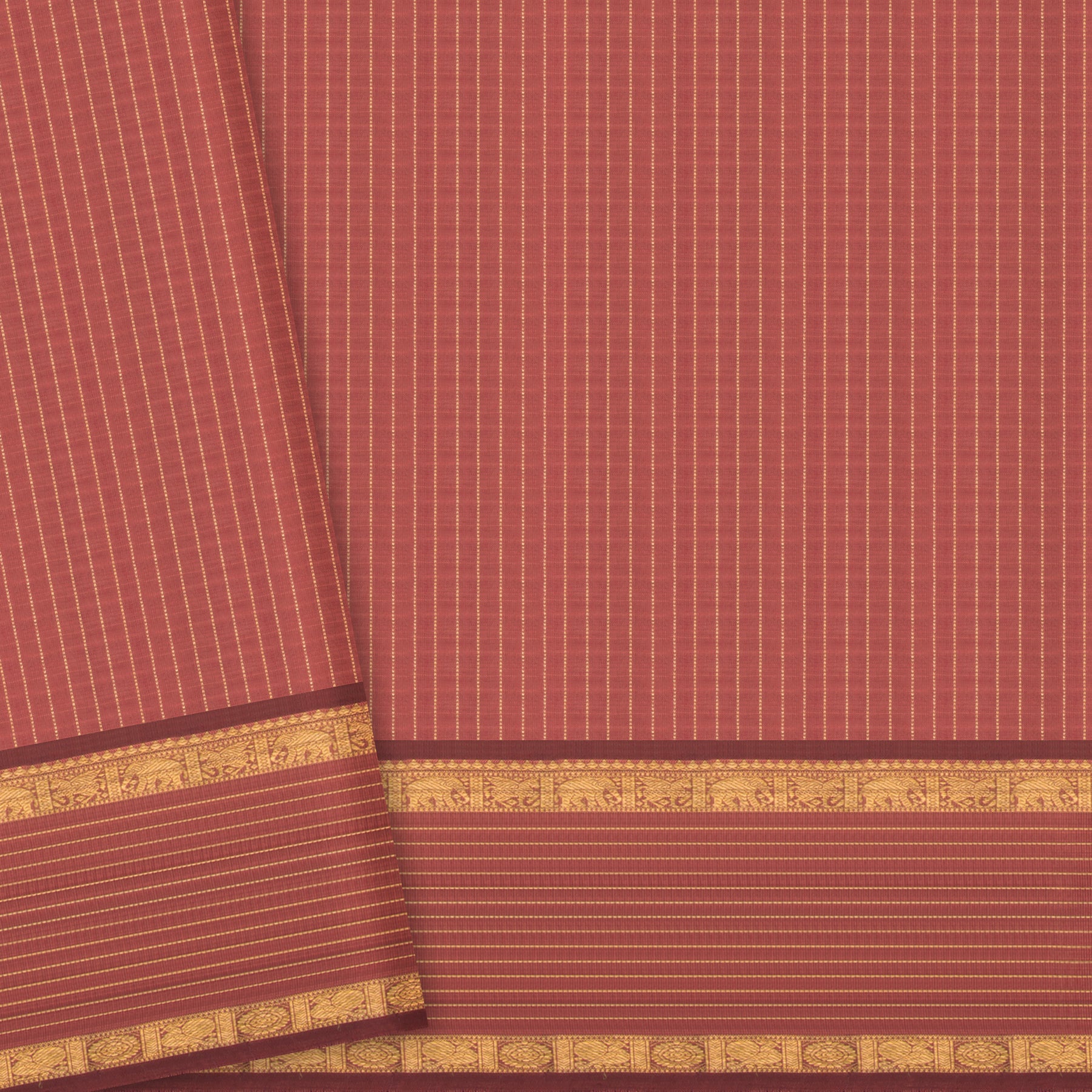 Kanakavalli Kanjivaram Silk Sari 25-599-HS001-09365 - Blouse View