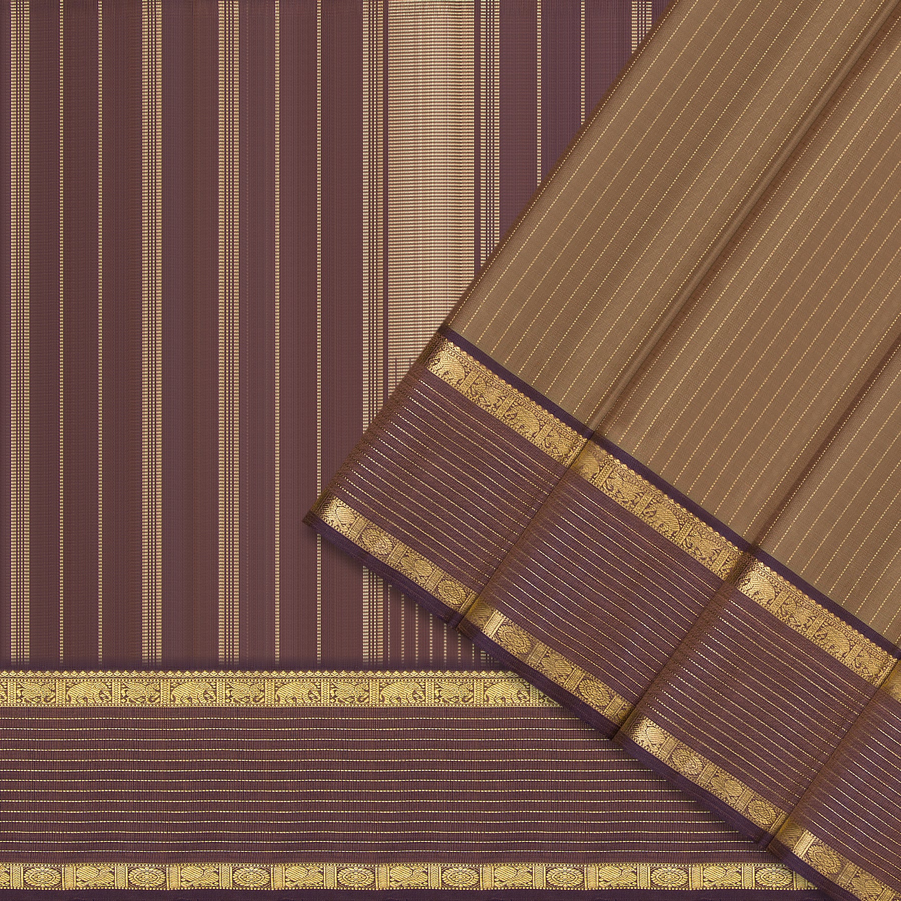 Kanakavalli Kanjivaram Silk Sari 25-599-HS001-09366 - Cover View