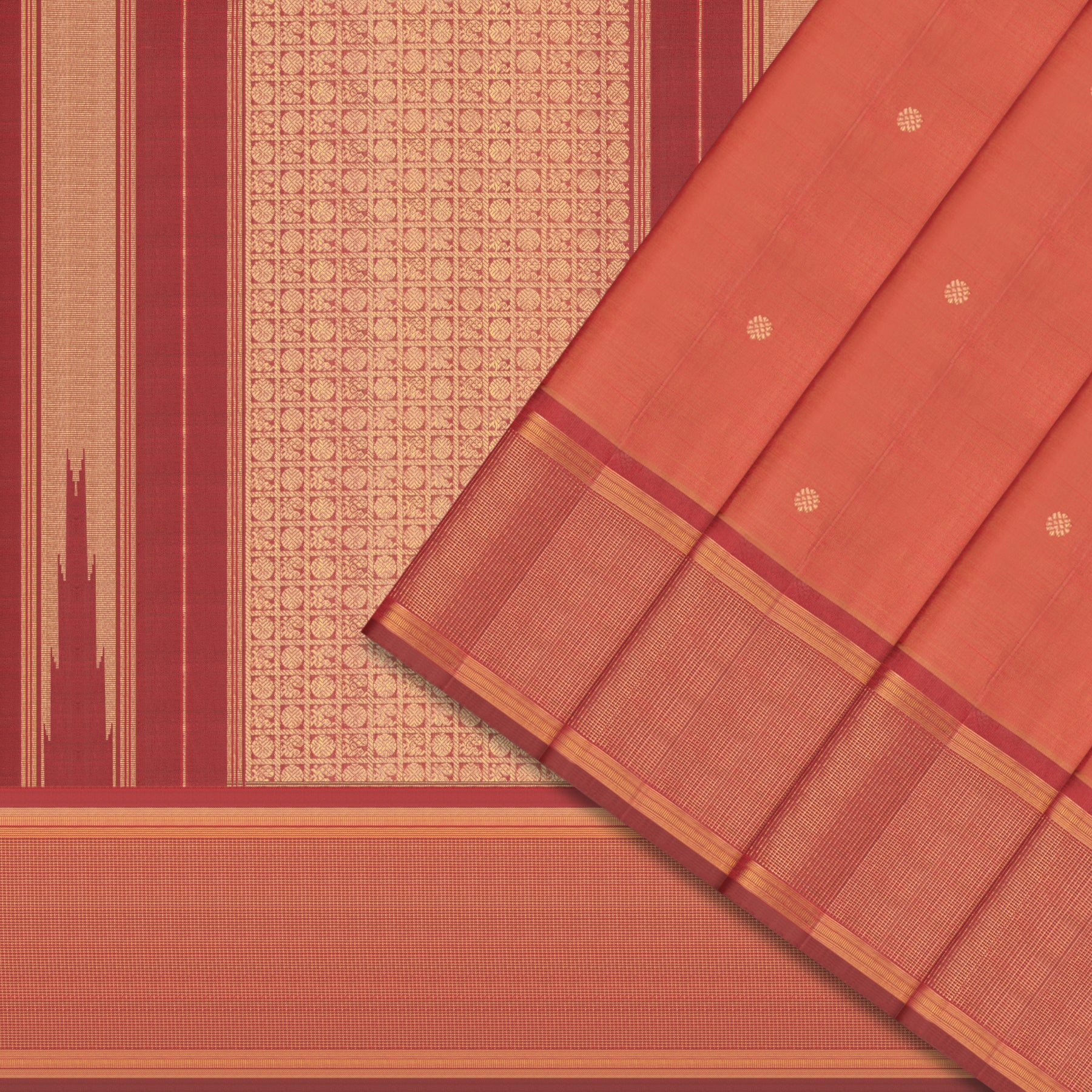 Kanakavalli Kanjivaram Silk Sari 25-599-HS001-09378 - Cover View