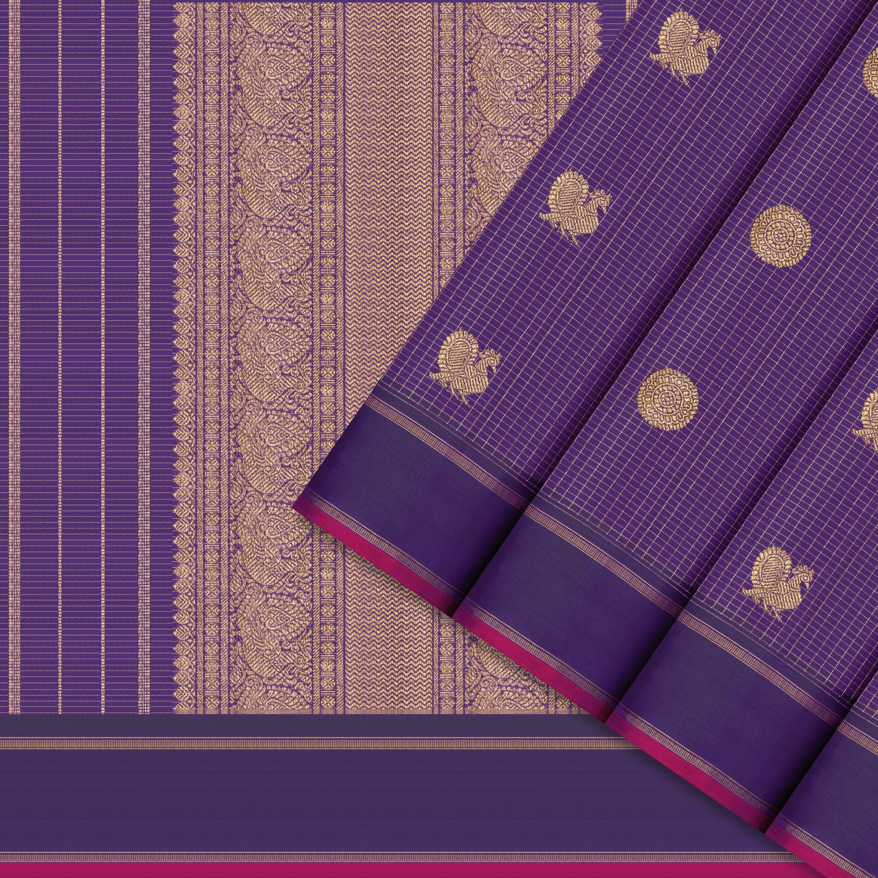 Kanakavalli Kanjivaram Silk Sari 25-599-HS001-09381 - Cover View