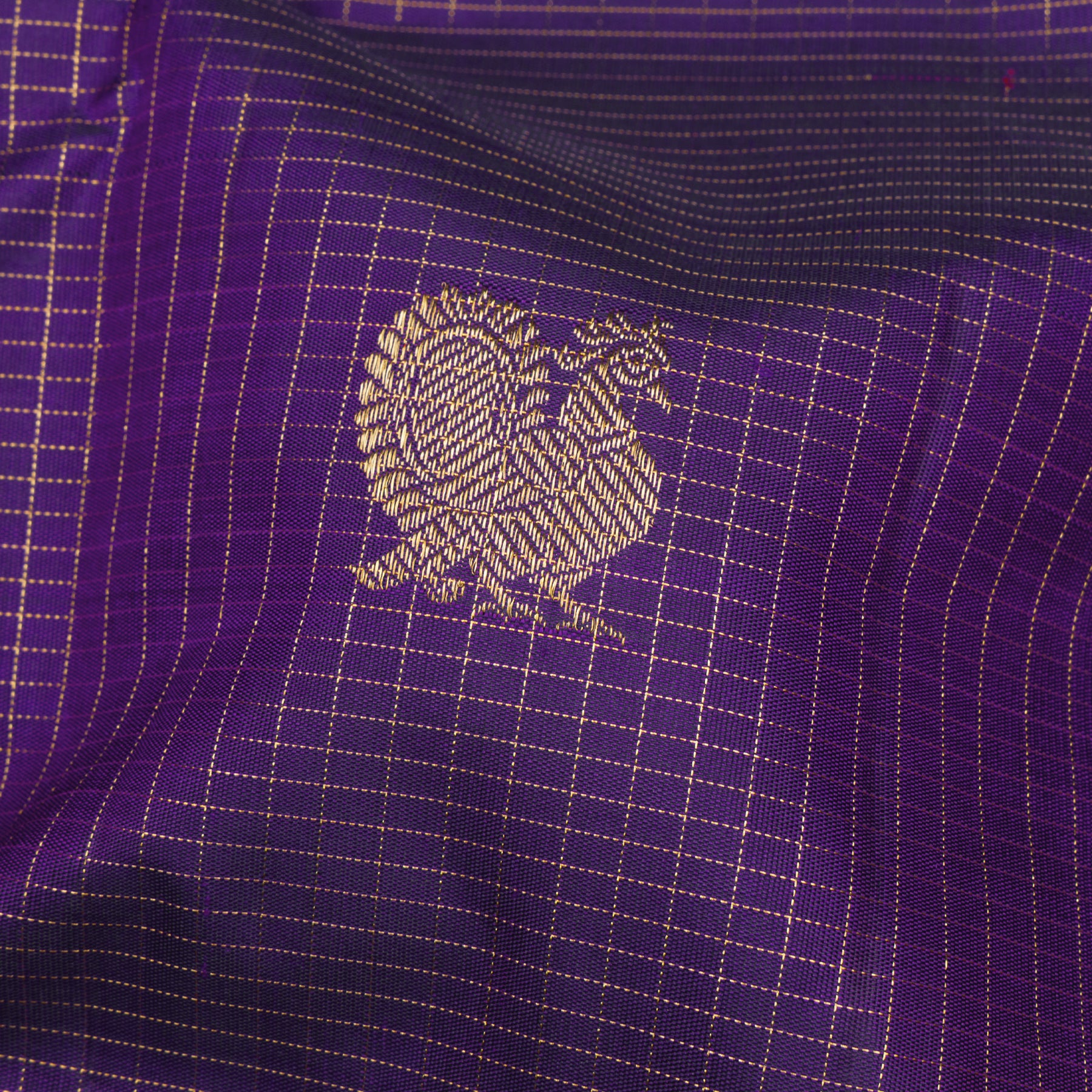 Kanakavalli Kanjivaram Silk Sari 25-599-HS001-09381 - Fabric View
