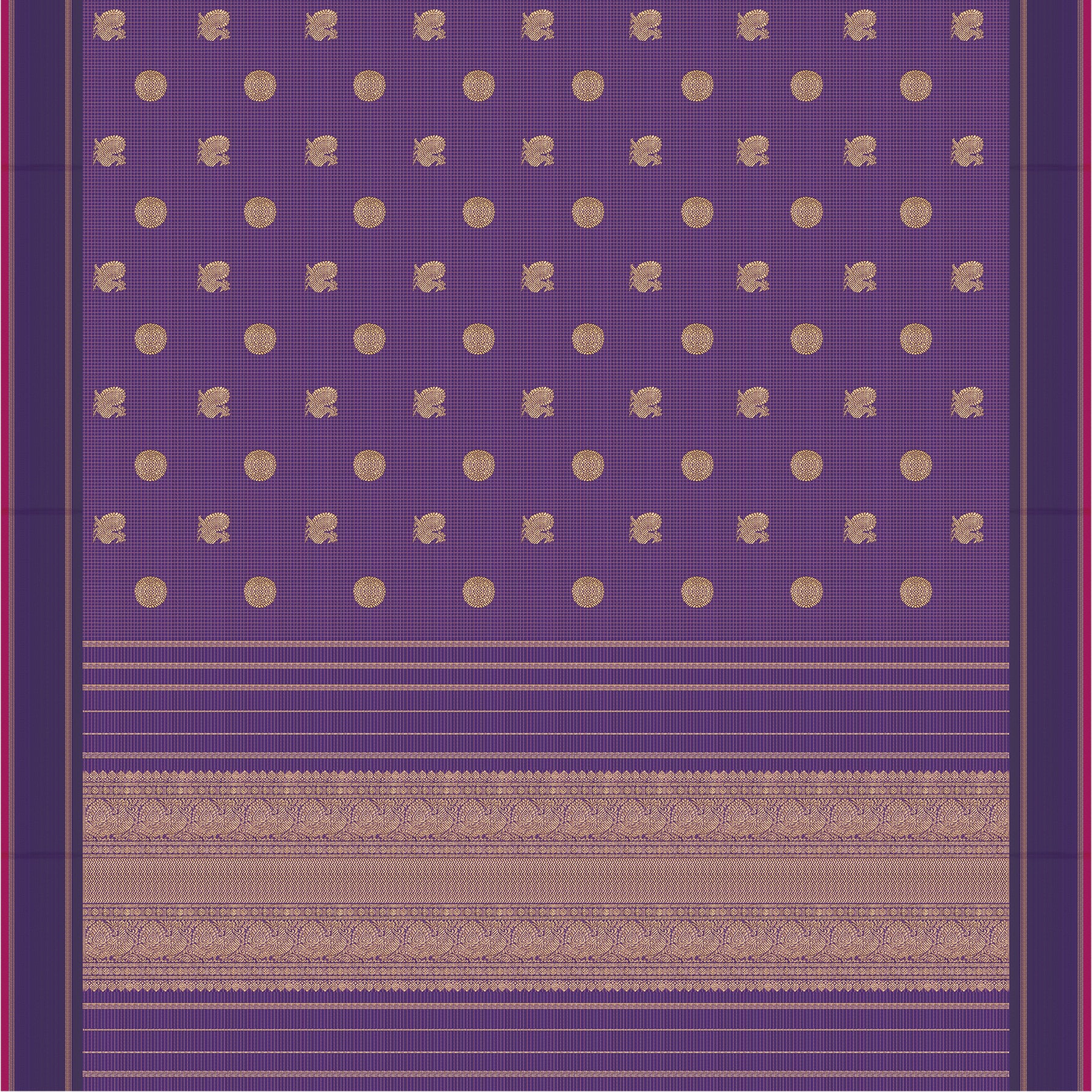 Kanakavalli Kanjivaram Silk Sari 25-599-HS001-09381 - Full View