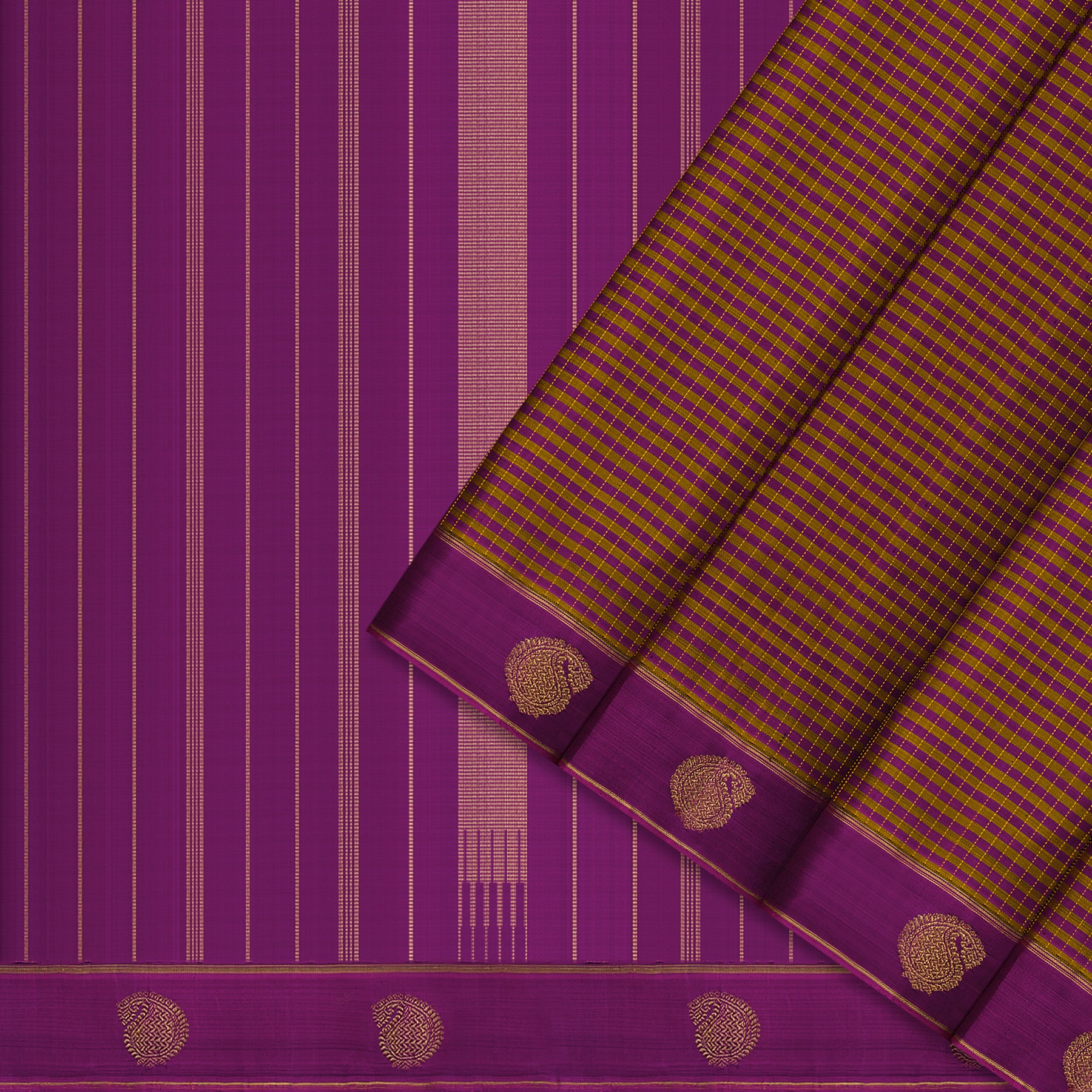 Kanakavalli Kanjivaram Silk Sari 25-599-HS001-09396 - Cover View