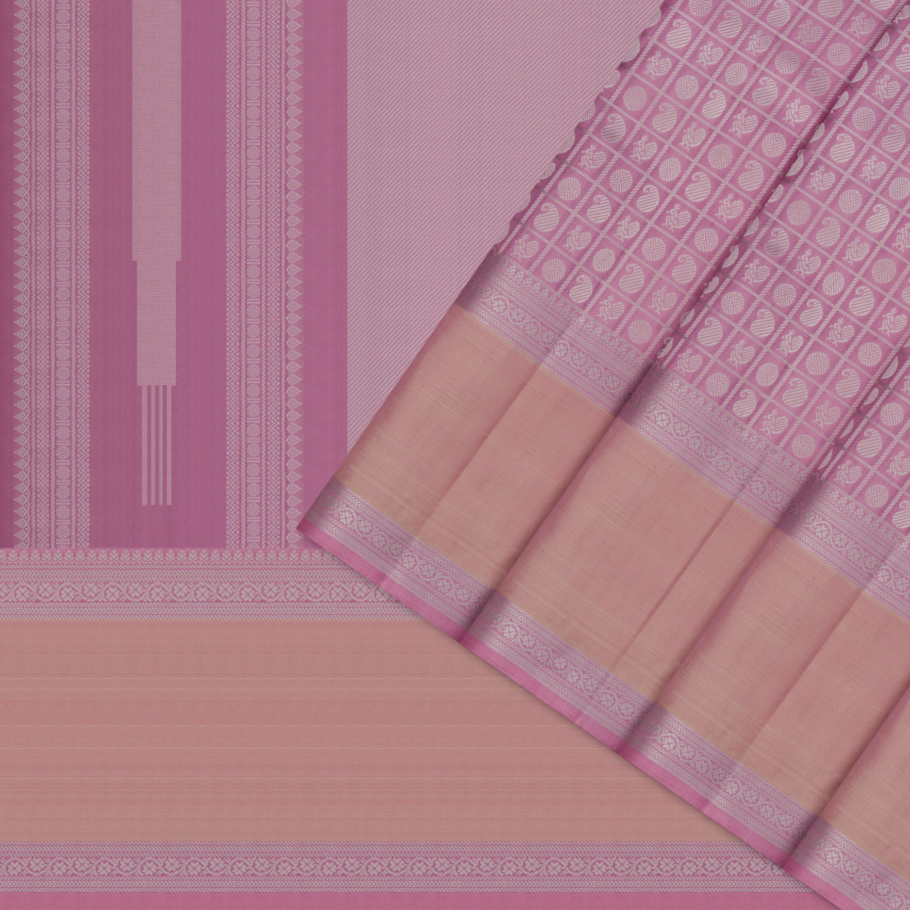 Kanakavalli Kanjivaram Silk Sari 25-599-HS001-09936 - Cover View