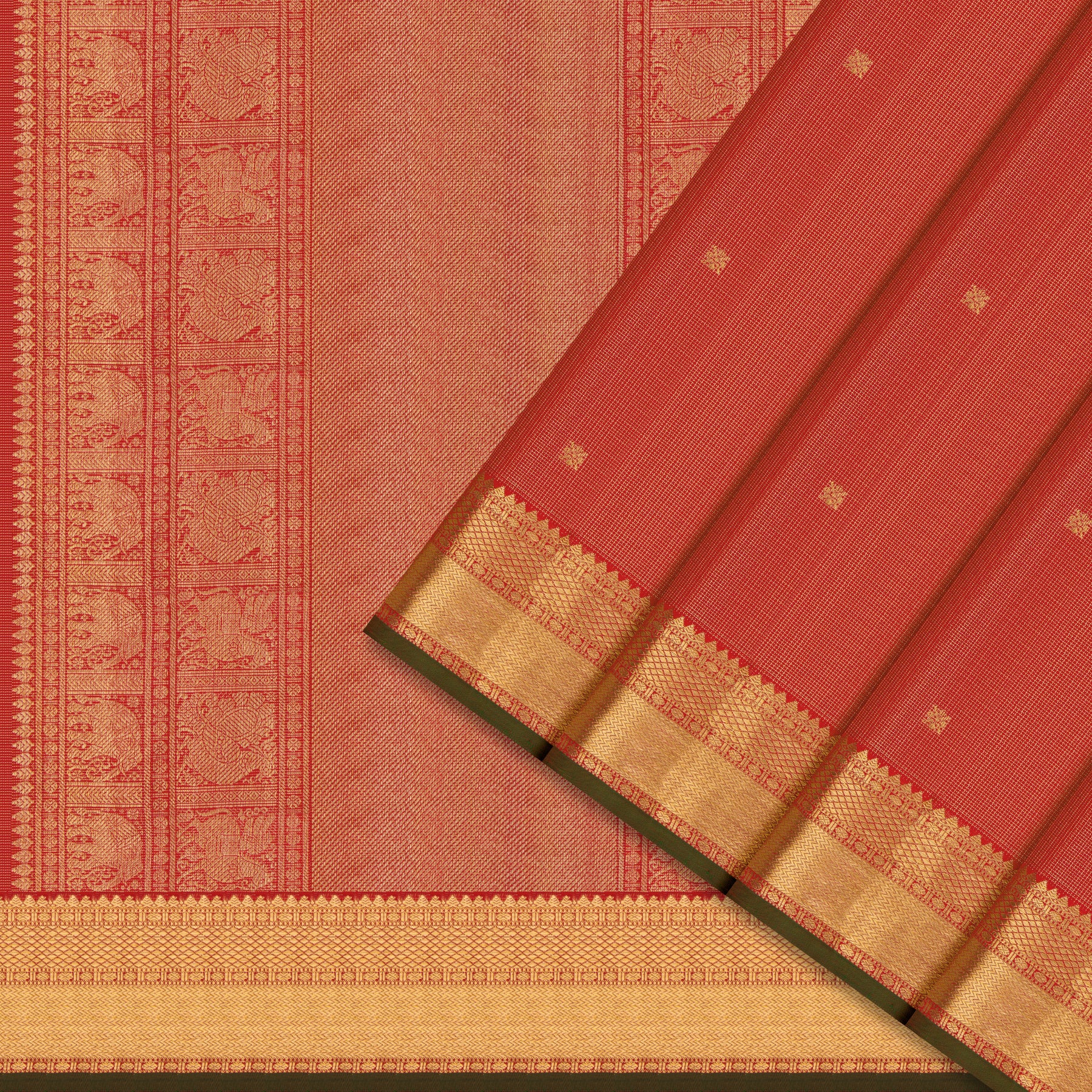 Kanakavalli Kanjivaram Silk Sari 25-599-HS001-09938 - Cover View