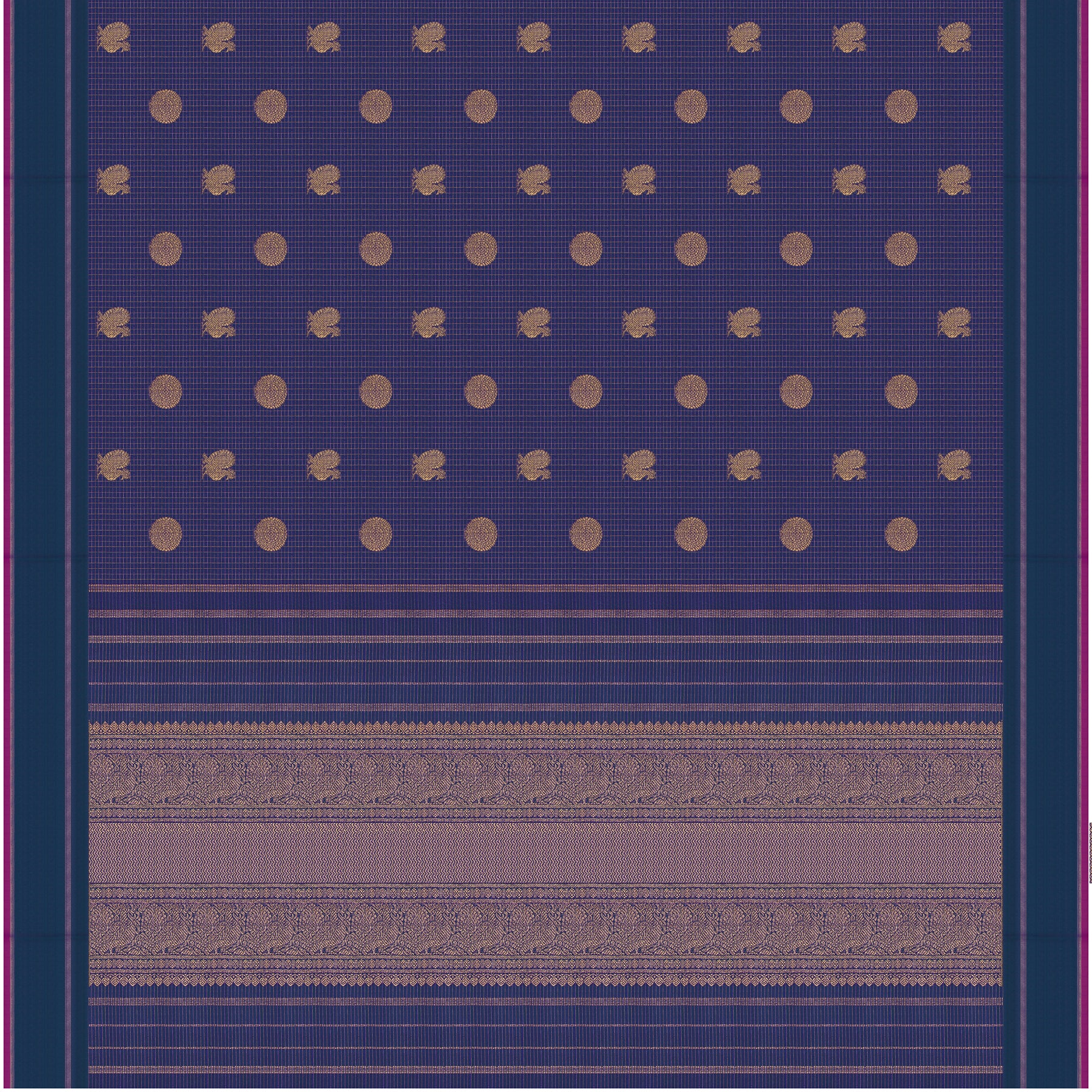 Kanakavalli Kanjivaram Silk Sari 25-599-HS001-09940 - Full View