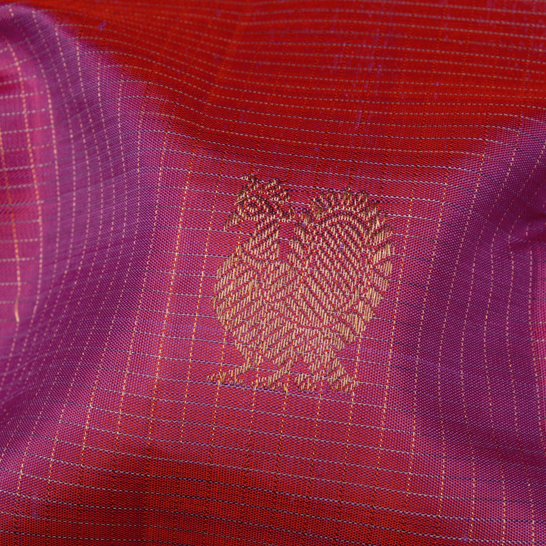 Kanakavalli Kanjivaram Silk Sari 25-599-HS001-09945 - Fabric View