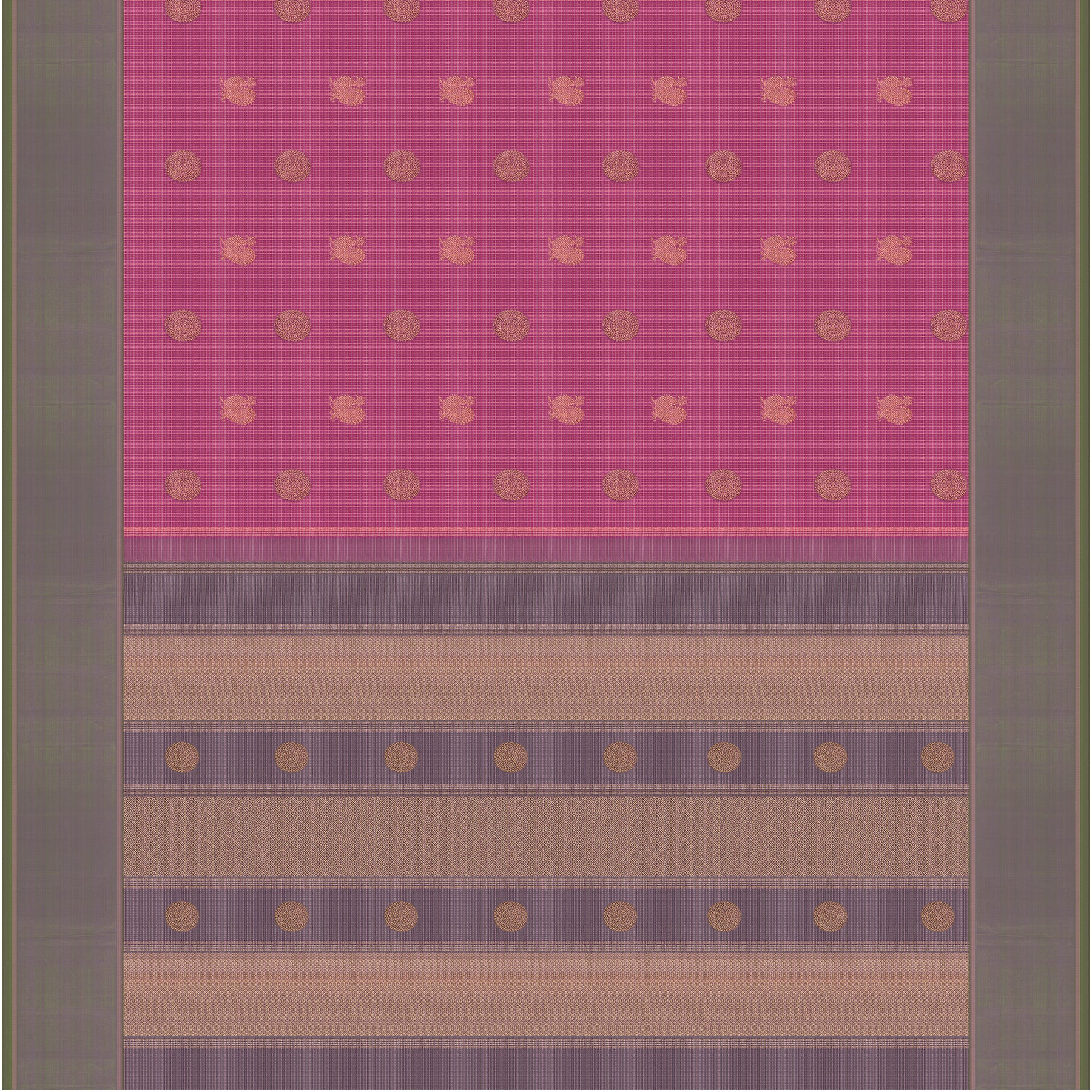 Kanakavalli Kanjivaram Silk Sari 25-599-HS001-09945 - Full View