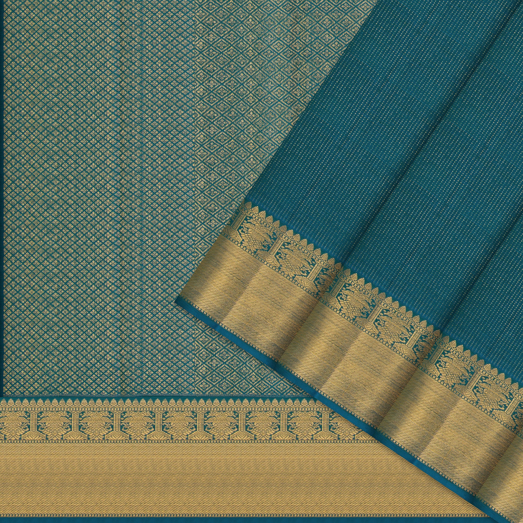 Kanakavalli Kanjivaram Silk Sari 25-599-HS001-09949 - Cover View