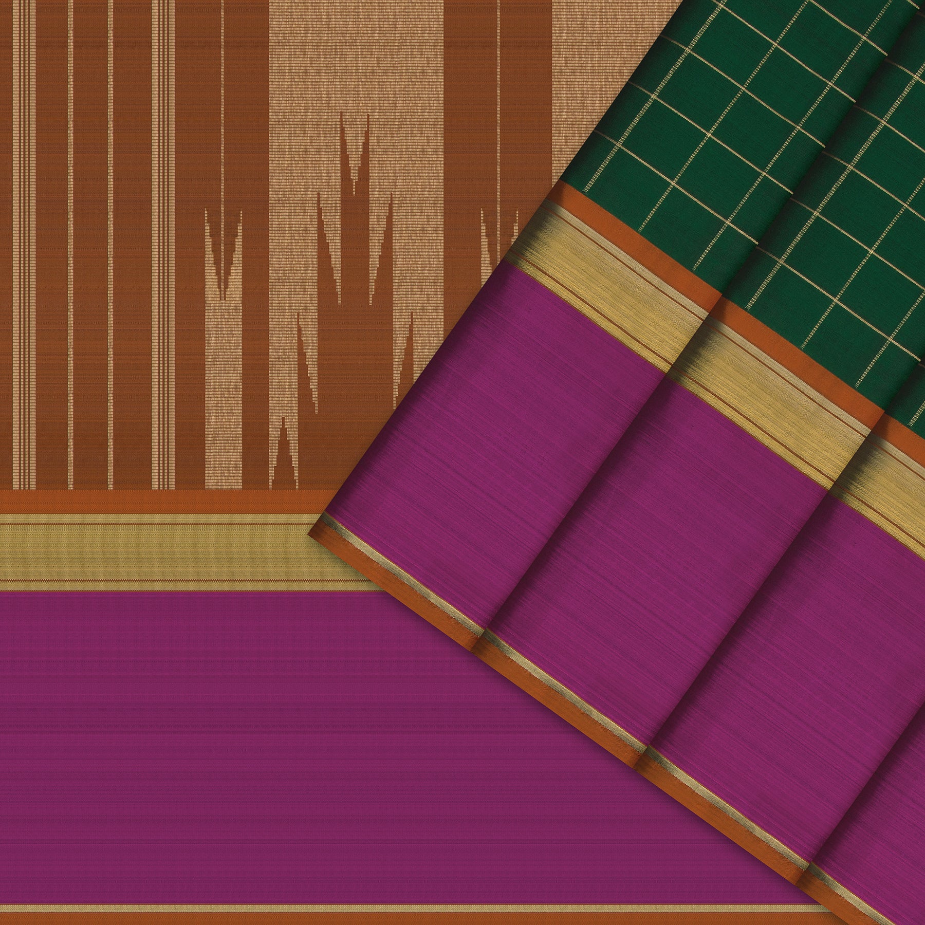 Kanakavalli Kanjivaram Silk Sari 25-599-HS001-09957 - Cover View