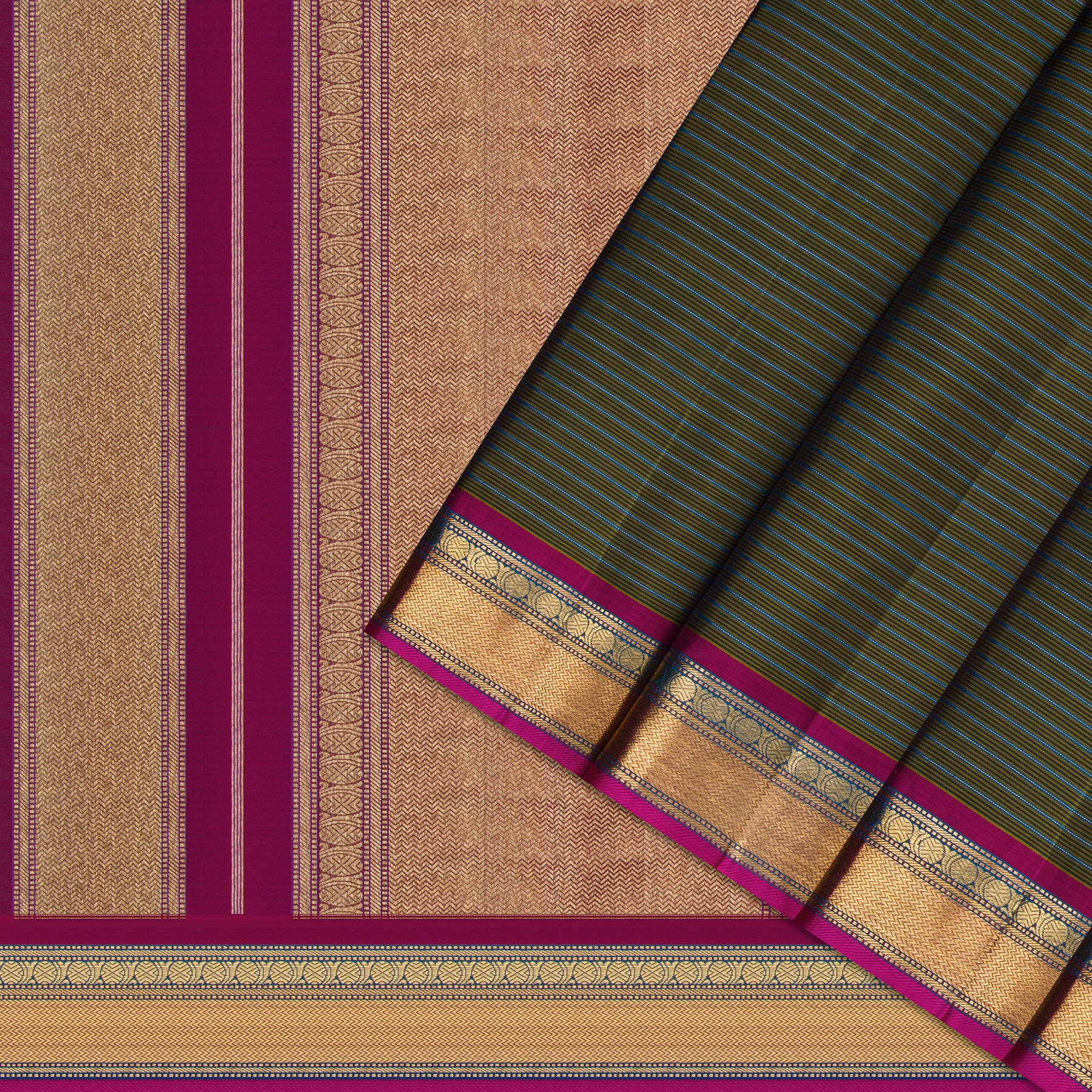 Kanakavalli Kanjivaram Silk Sari 25-599-HS001-09973 - Cover View